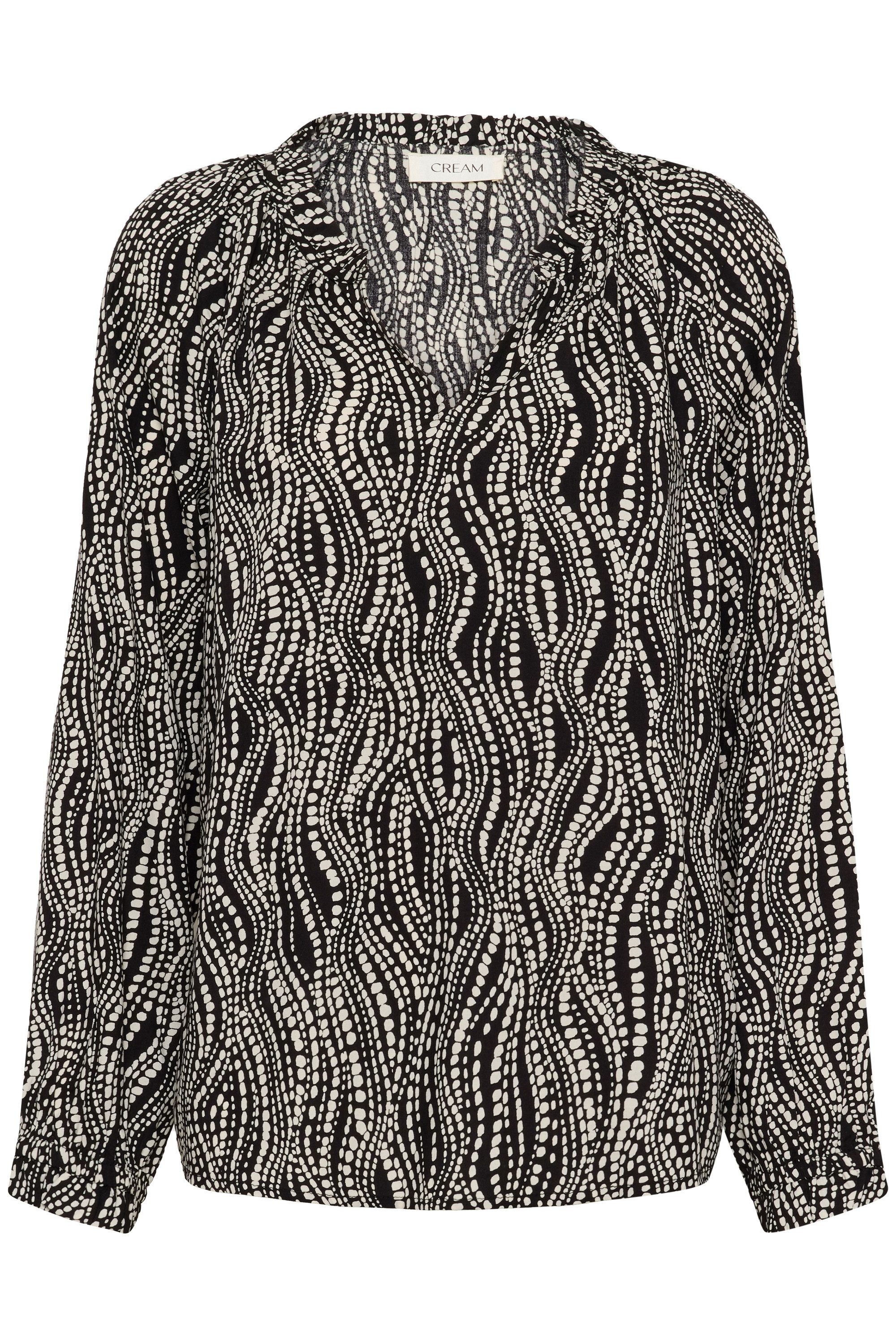 Langarmbluse Langarm-Bluse CRTiah