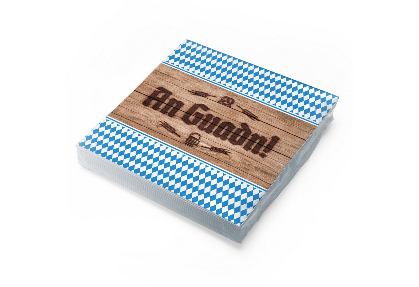 itenga Papierserviette itenga 20x Serviette Bayrisch Schee dass'd do bist / An Guadn