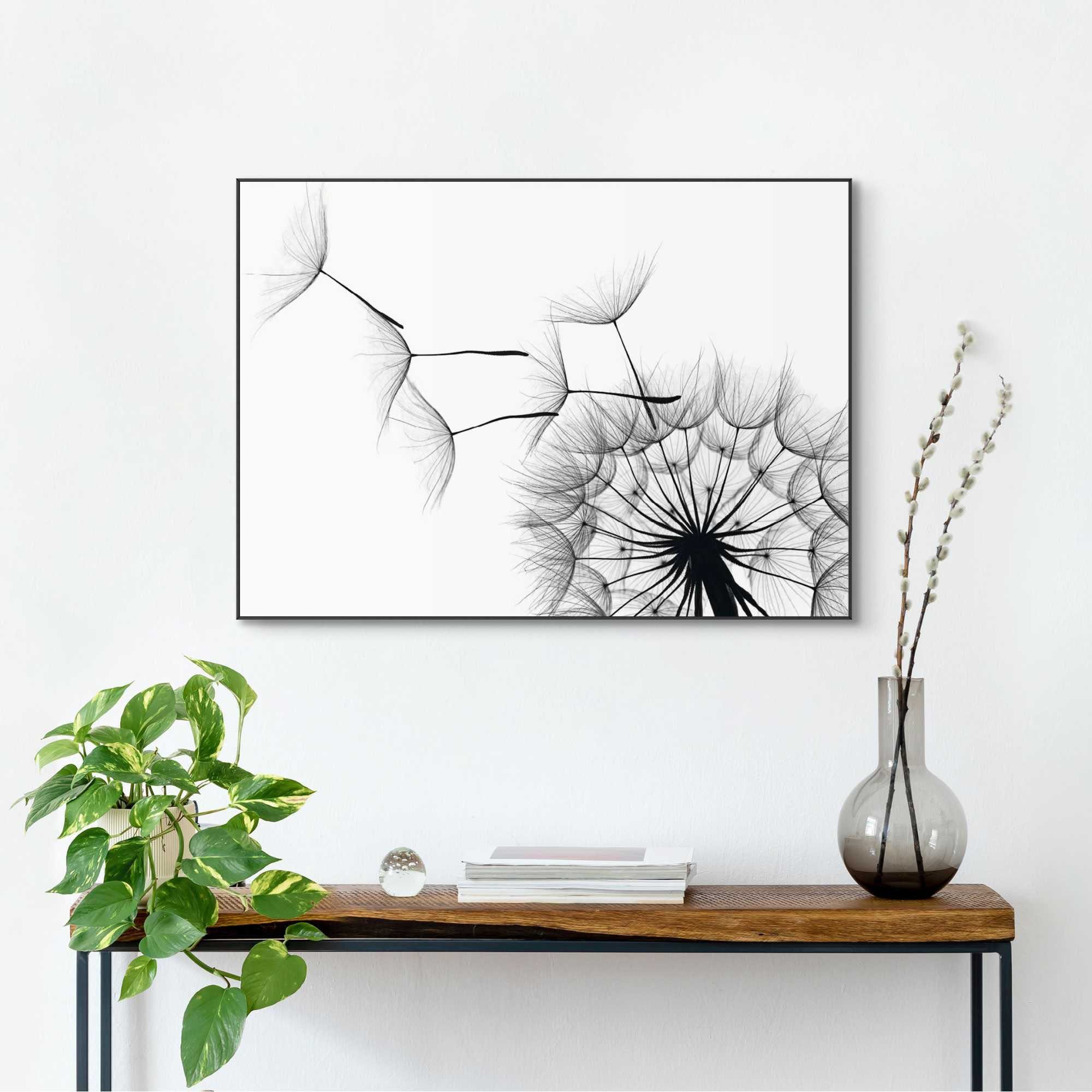 Frame Wandbild Black 50x70 Slim Reinders! Dandelion