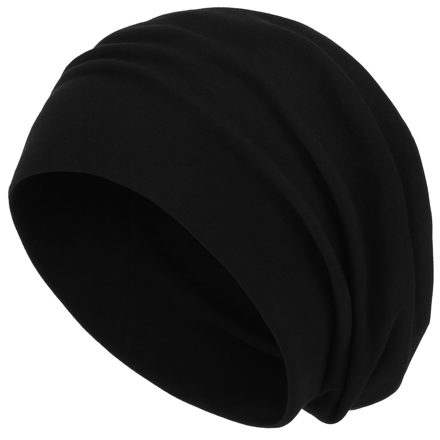 style3 Beanie (1-St) Mütze Damen Herren Haube Sommer Herbst XXL Chemo Schlafmütze Cap