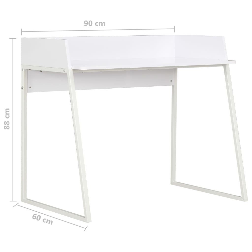 Schreibtisch vidaXL Weiß cm 90x60x88 Schreibtisch