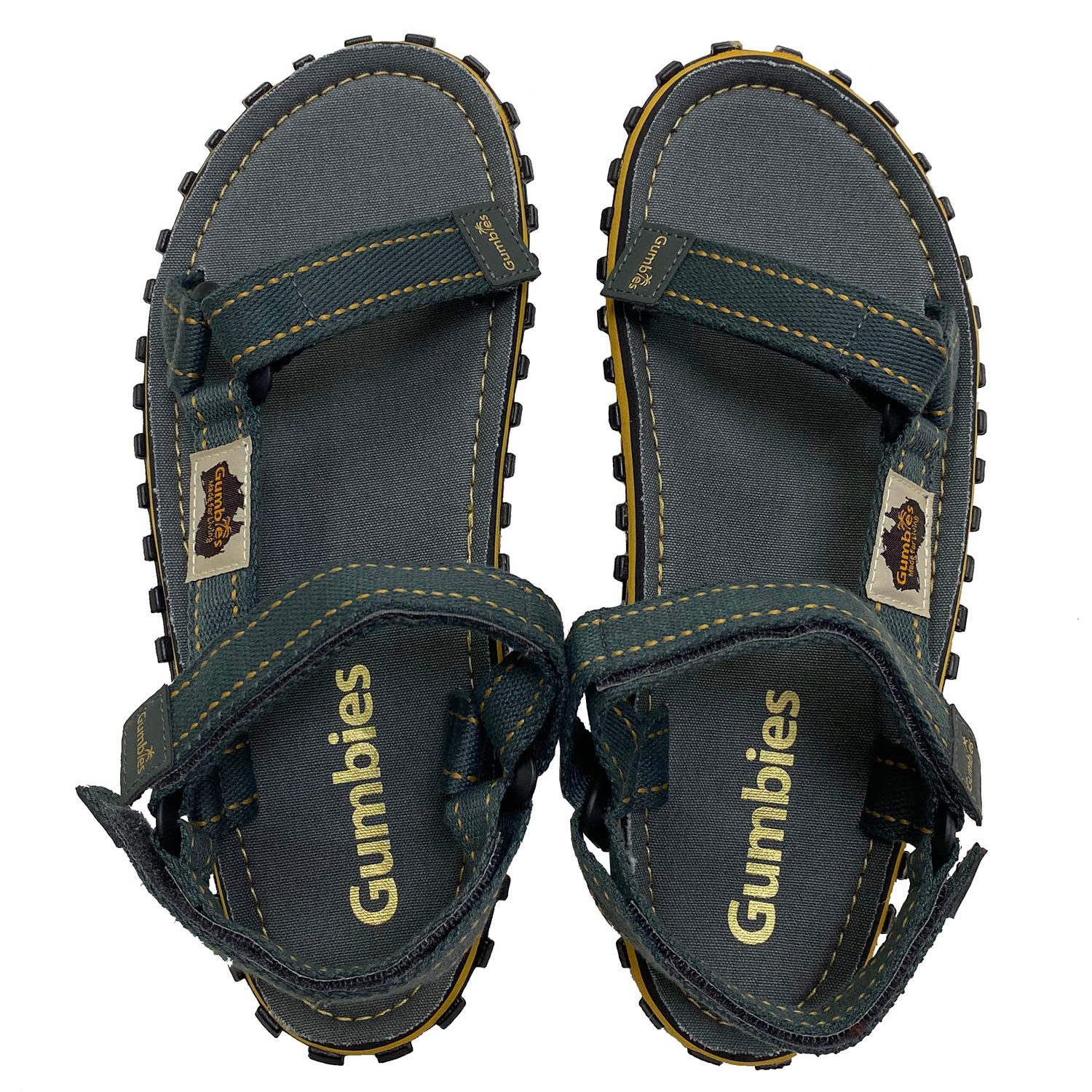 Gumbies Tracker in Grey Sandalette Hergestellt aus recycelten Materialien