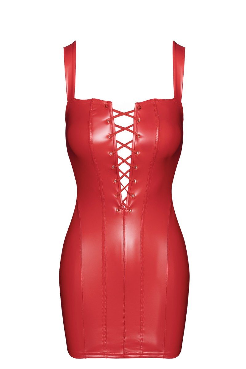 Noir Handmade Minikleid Minikleid in rot - XS