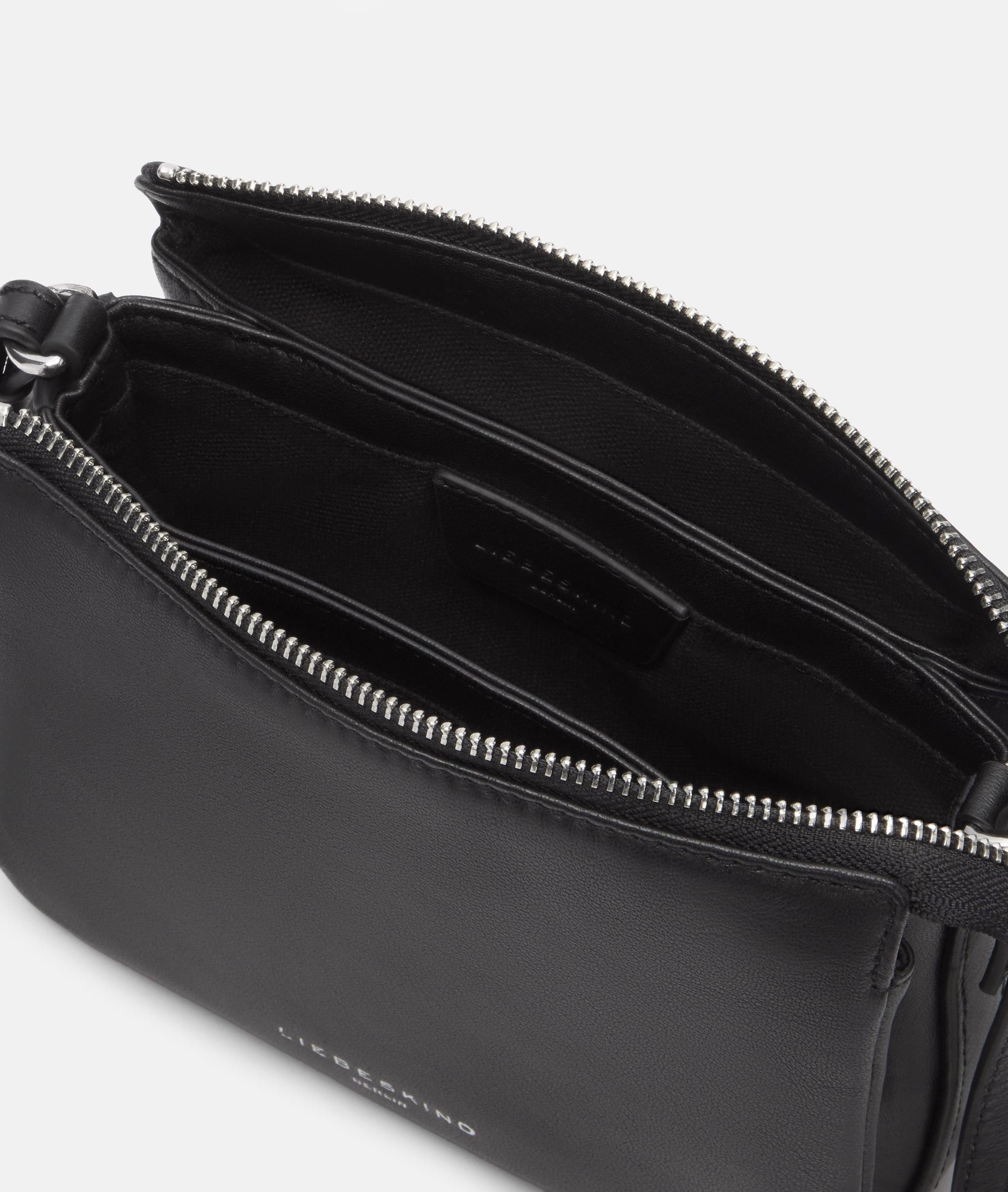 Liebeskind Berlin Umhängetasche Nina Crossbody XS, Kleine Crossbody-Bag aus weichem Leder