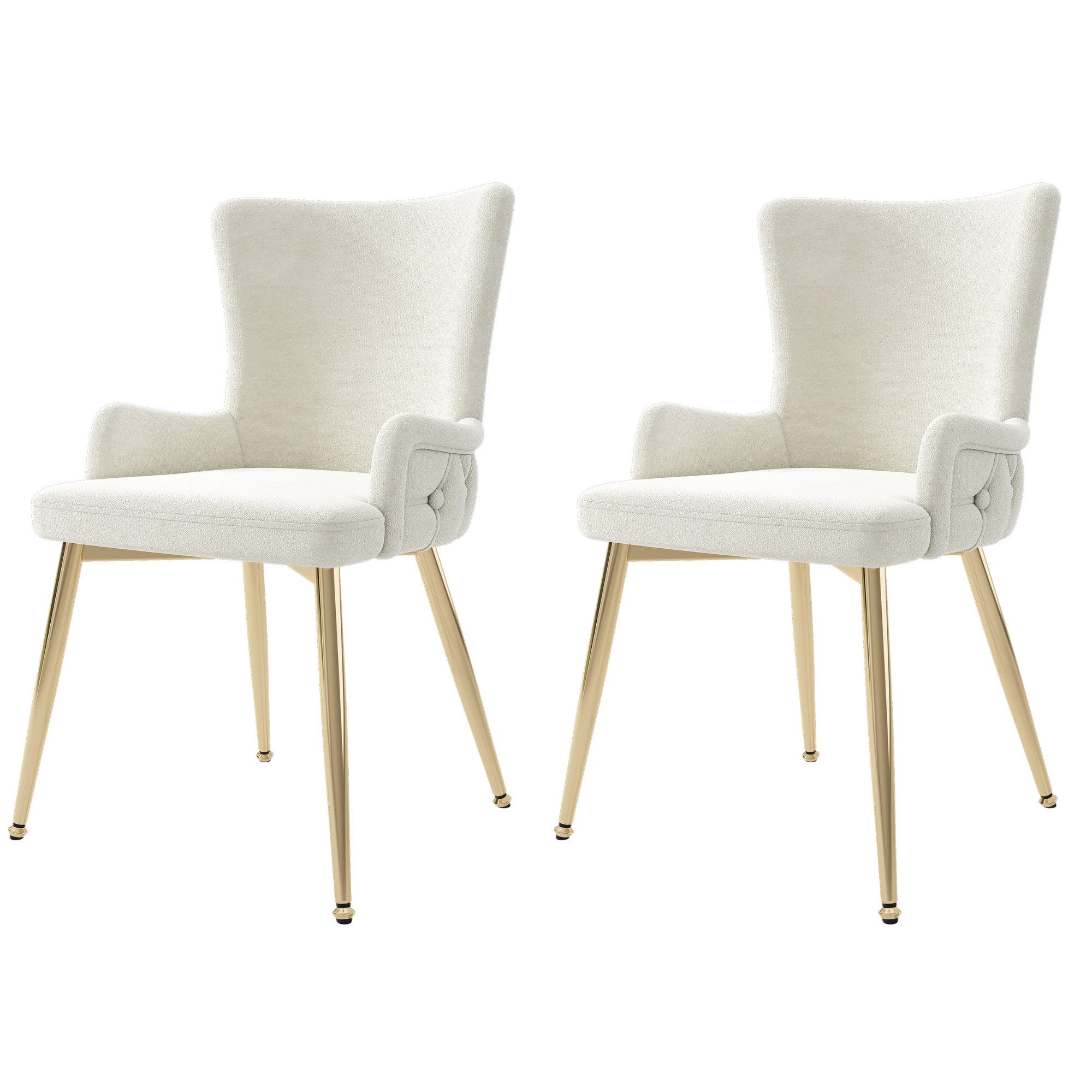 Flieks Esszimmerstuhl (Set, 2 St), 2er Set Polsterstühle Küchenstühle Samt günstig online kaufen