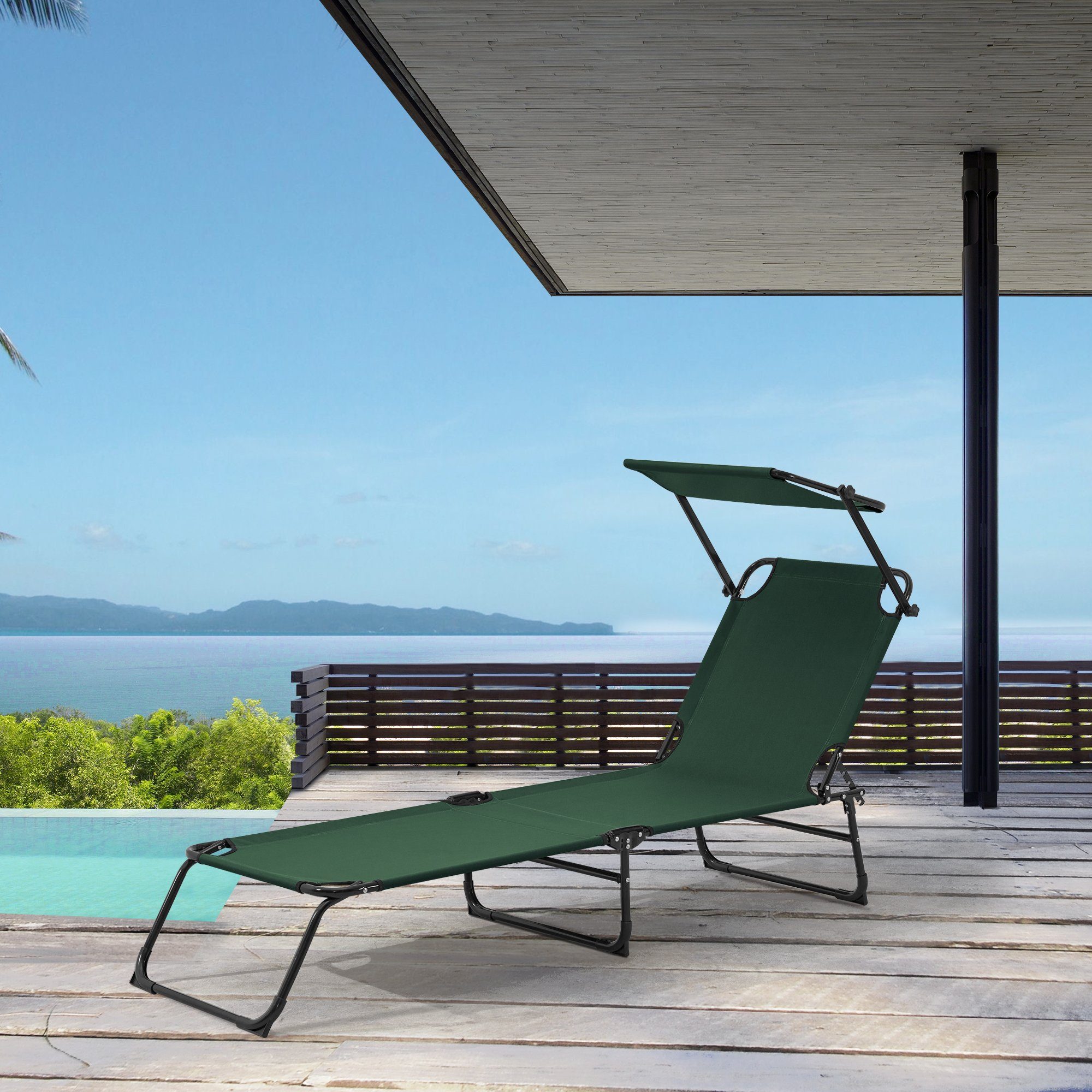 casa.pro Gartenliege, Set, 2er, »Lomeda« Strandliege günstig online kaufen