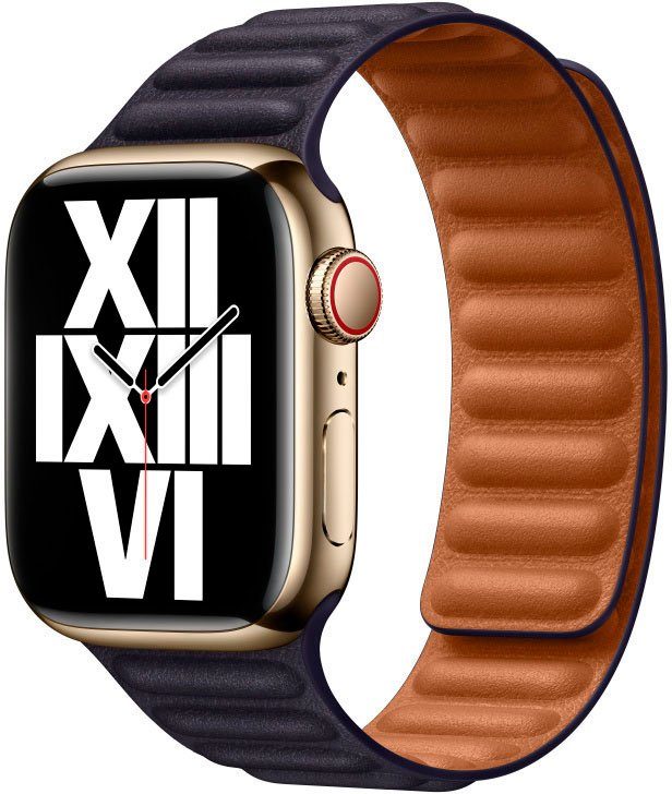 Apple Uhrenarmband 41mm Ink Leather Link - M/L | Uhrenarmbänder
