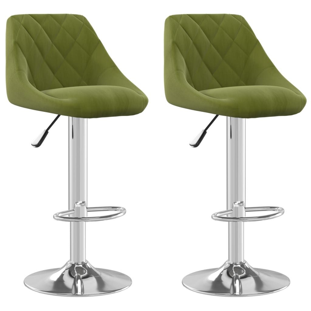 vidaXL Barhocker Barhocker 2 Stk. Hellgrün günstig online kaufen