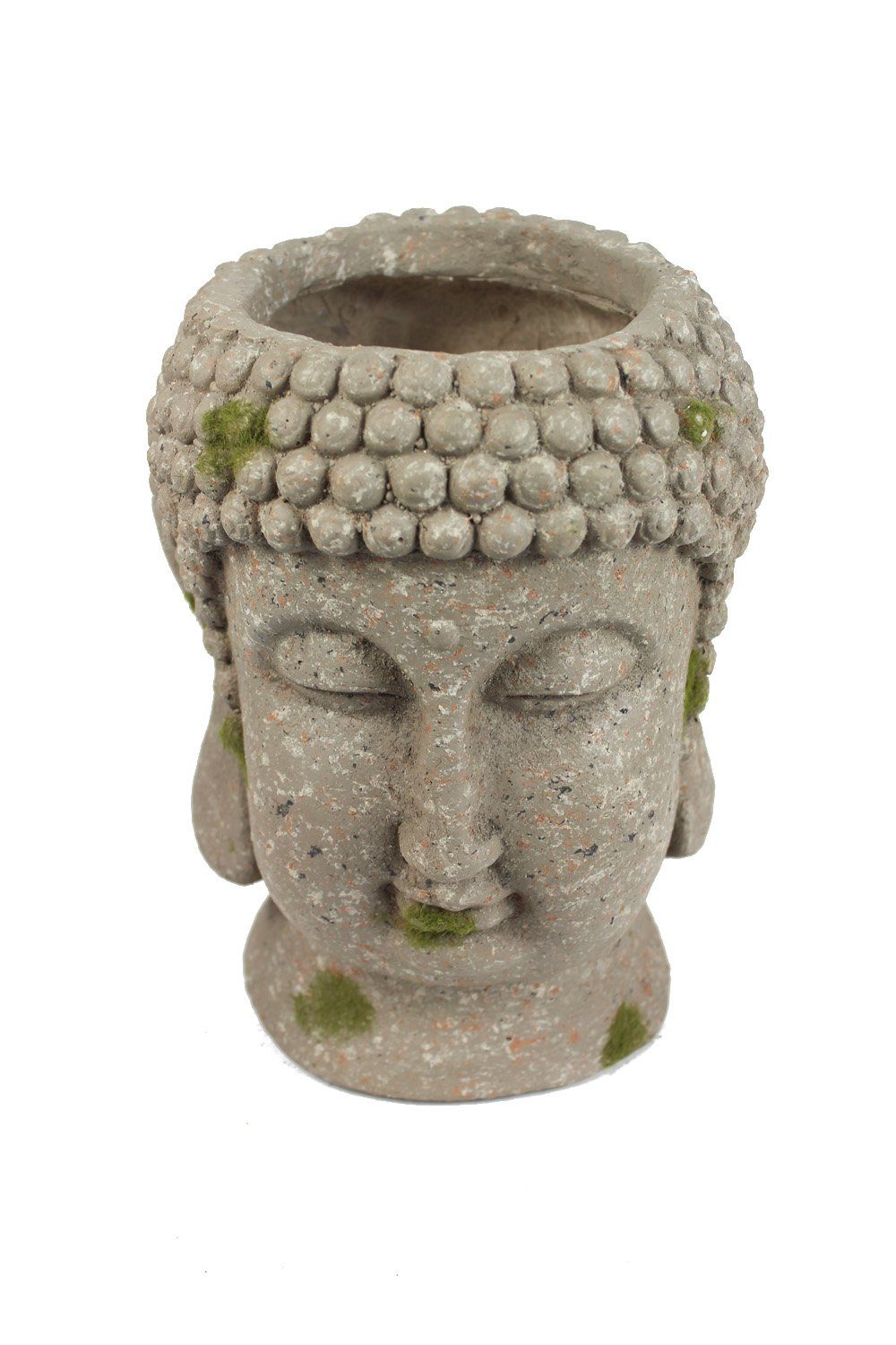 Kopf Blumentopf Gartenfigur Büste Arnusa Gartendekoration Skulptur bepflanzbar Buddha Pflanztopf, Shiva