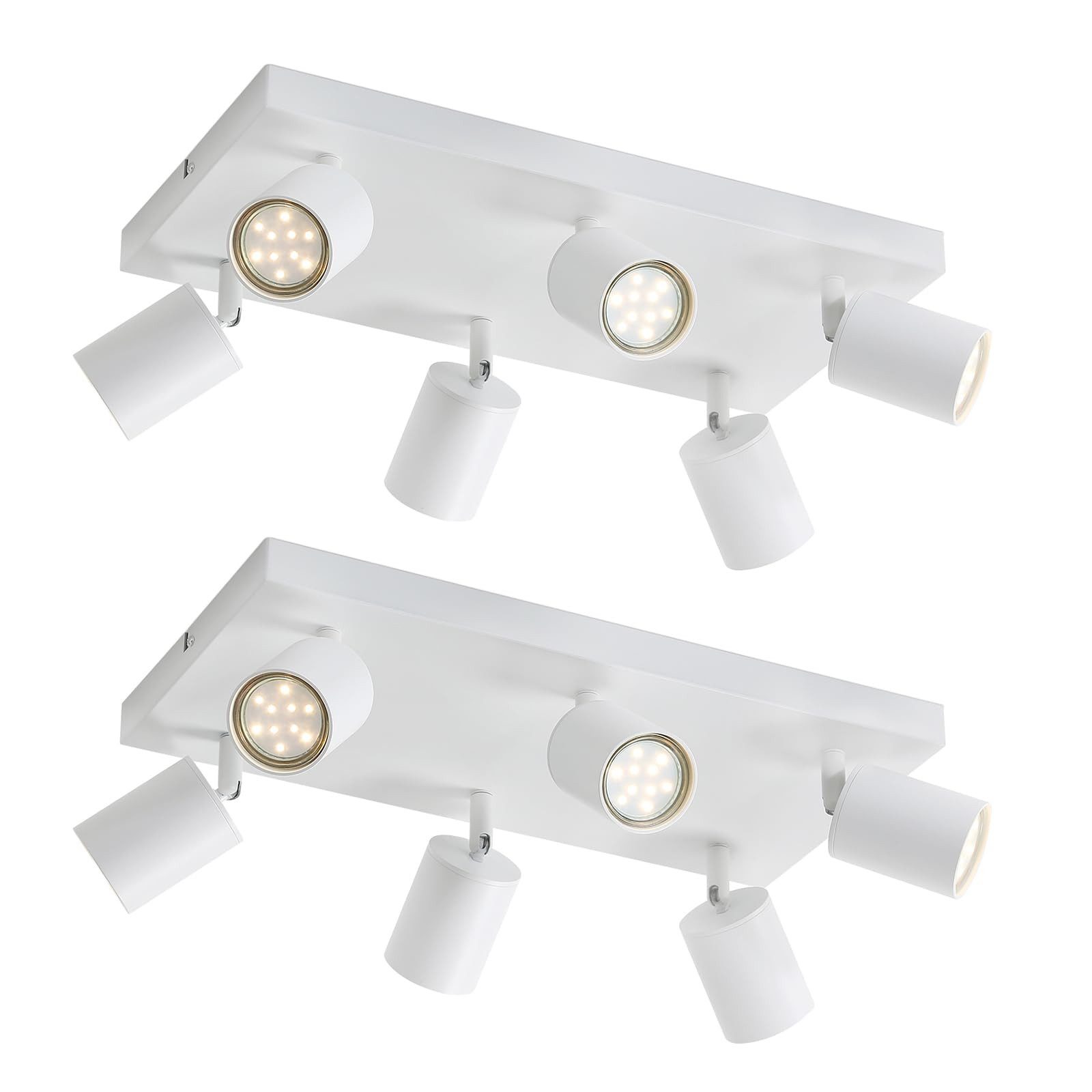 Nettlife Deckenstrahler Deckenstrahler Weiß GU10 4/6 günstig online kaufen