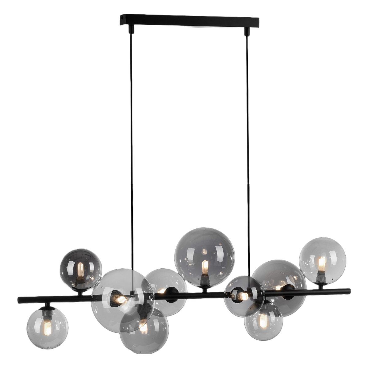 Paul Neuhaus Pendelleuchte Popsicle, inkl. Leuchtmittel, Warmweiß, Rauchgla günstig online kaufen