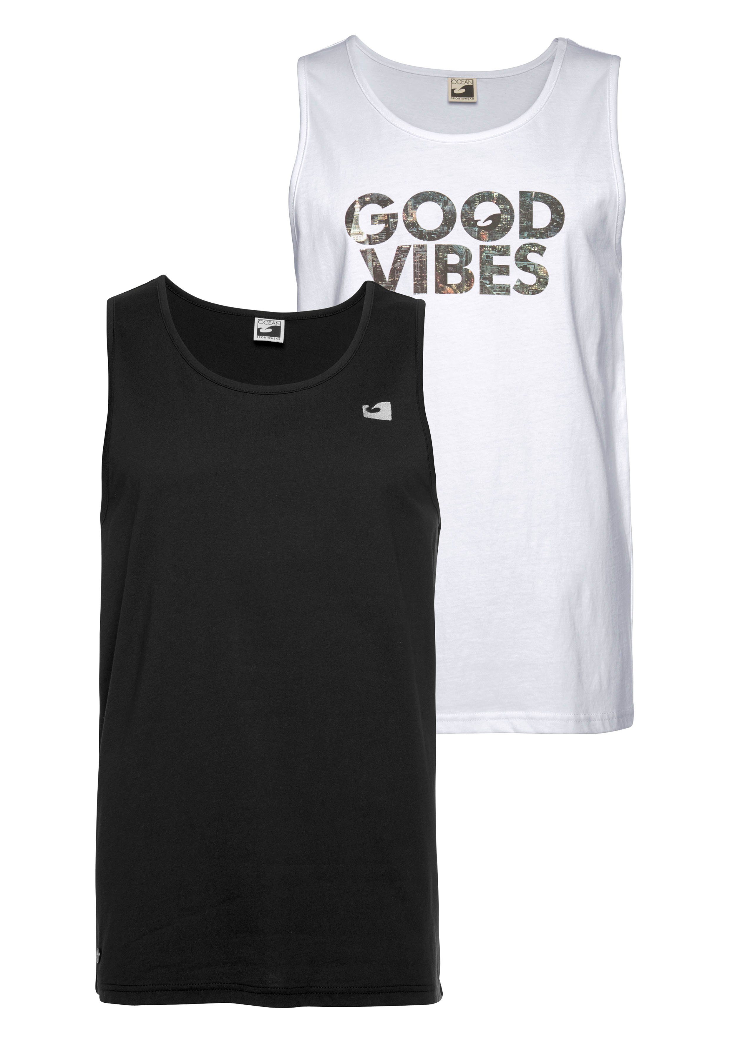 Ocean Sportswear Tanktop (2er-Pack) in Baumwoll -Qualität günstig online kaufen