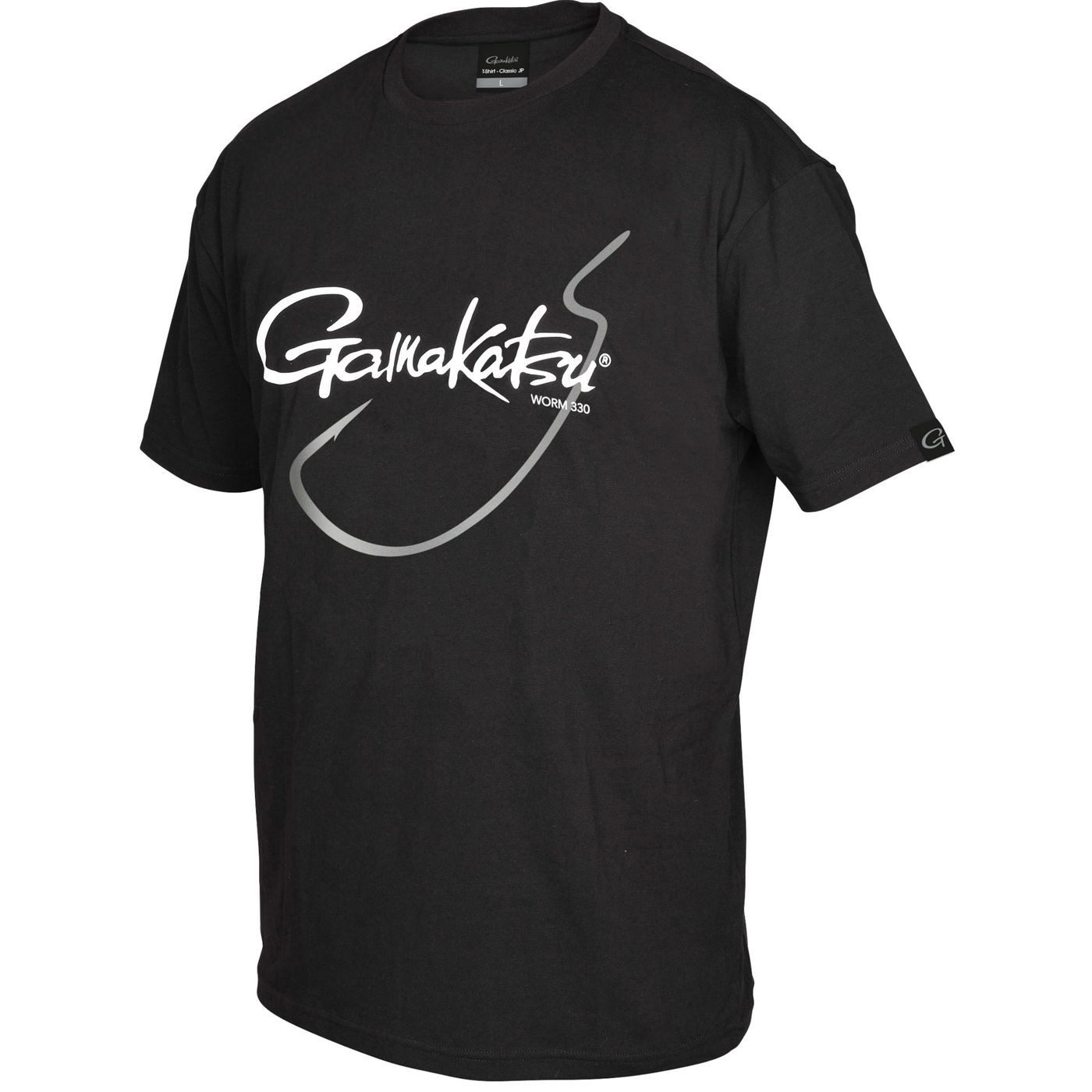 Gamakatsu T-Shirt Gamakatsu T-Shirt Worm 330 Black