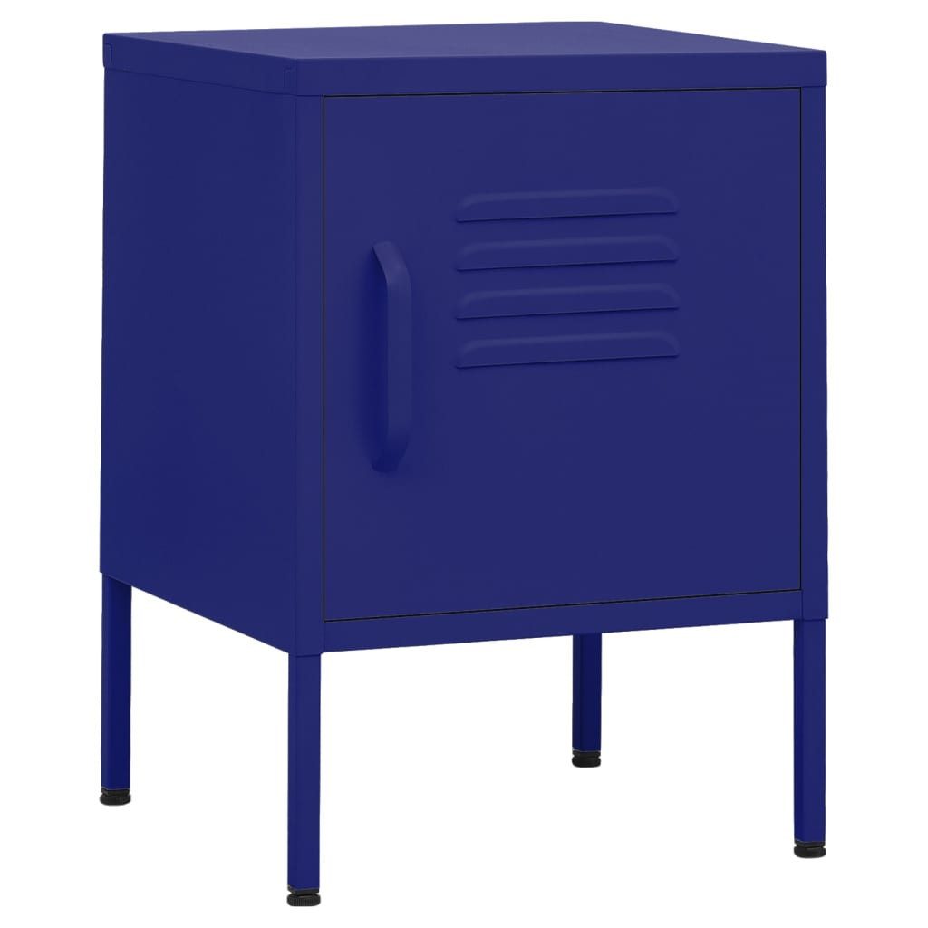 vidaXL Nachttisch Nachttisch Marineblau 35x35x51 cm günstig online kaufen