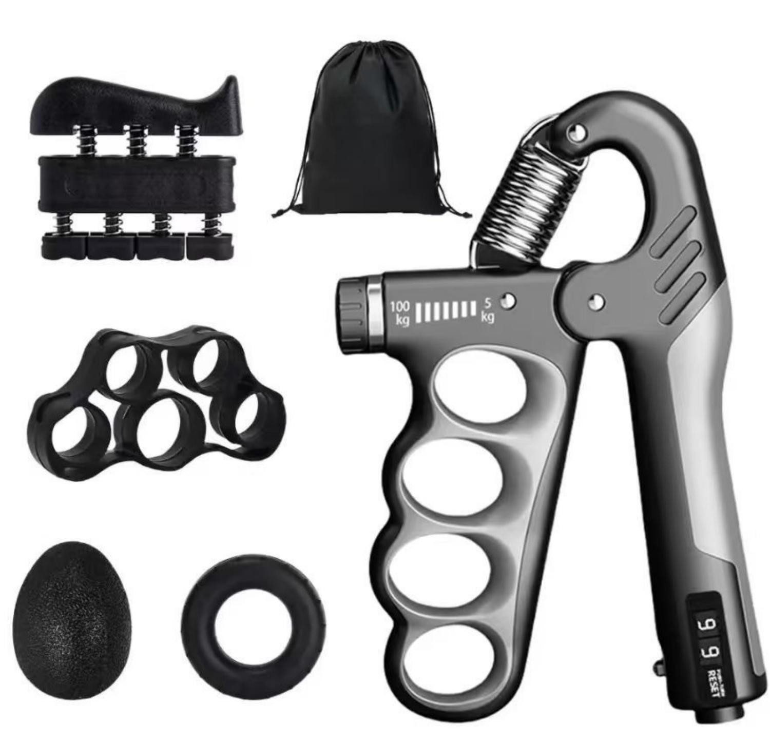 Handmuskeltrainer Handtrainer Trainingsset(5er-Pack), Fingertrainer Griffkraft Trainer