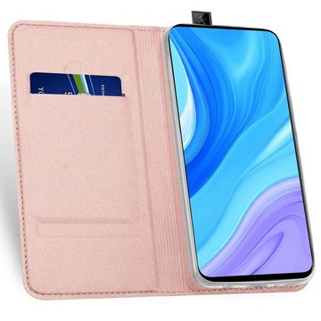 CoolGadget Handyhülle Magnet Case Handy Tasche für Huawei P Smart Pro 6,59 Zoll, Hülle Klapphülle Ultra Slim Flip Cover für P Smart Pro Schutzhülle