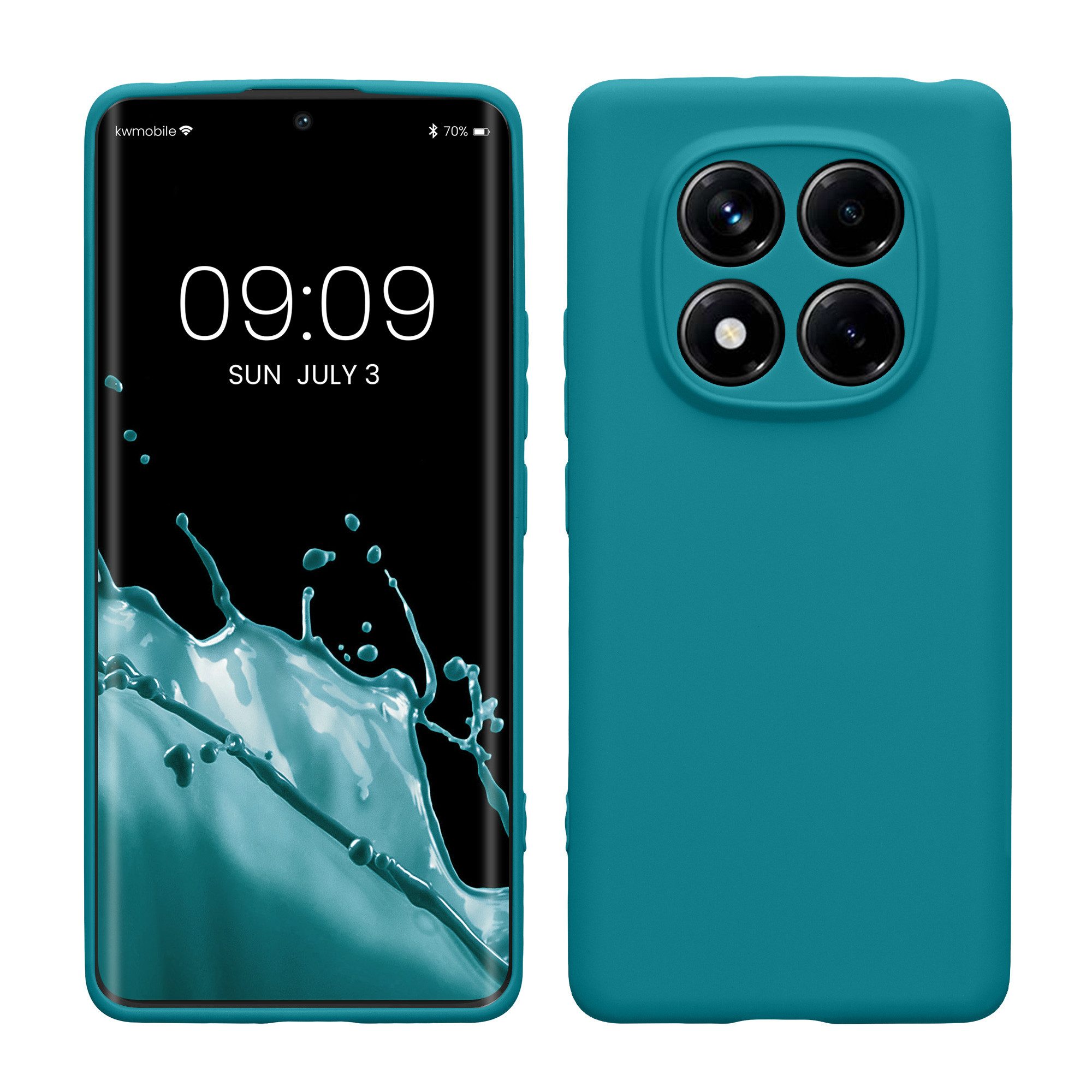 kwmobile Handyhülle Handyhülle für Xiaomi Redmi Note 14 Pro 4G Hülle, Weiches Handy Silikon Case - Schutzhülle Cover