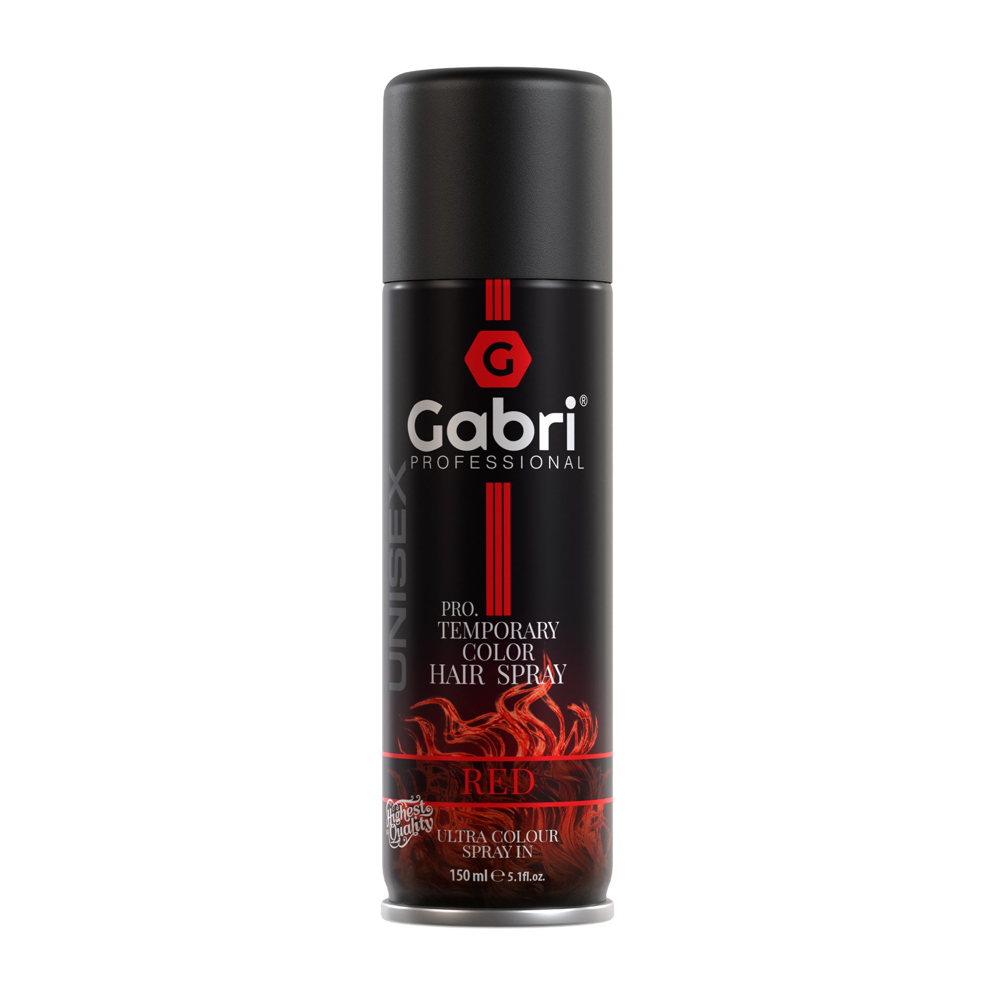Gabri Professional Haartönung Gabri Professional - Pro Temporary Hair Colour Spray Red 150ml