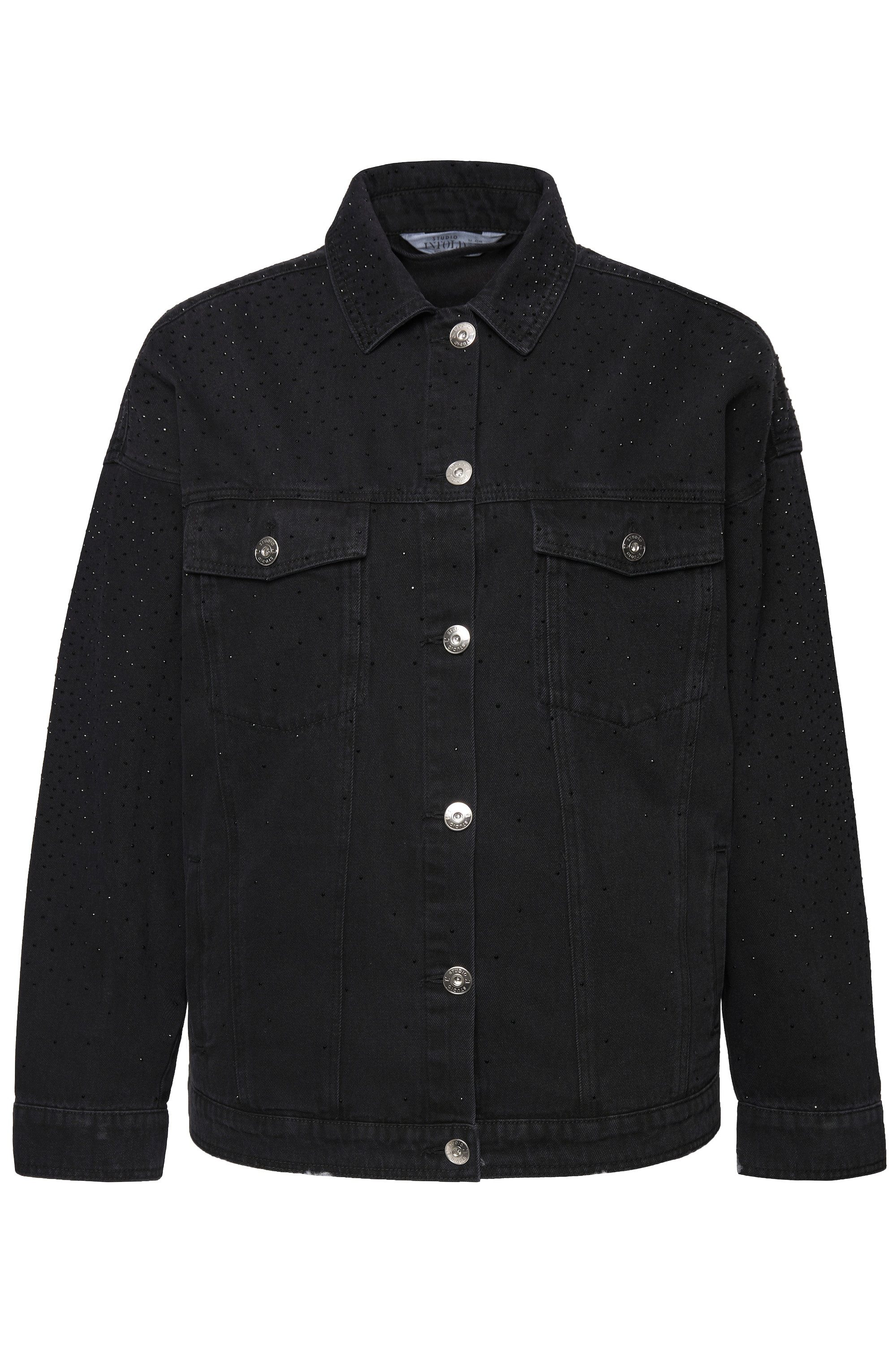 Studio Untold Jeansjacke Jeansjacke oversized Hemdkragen günstig online kaufen