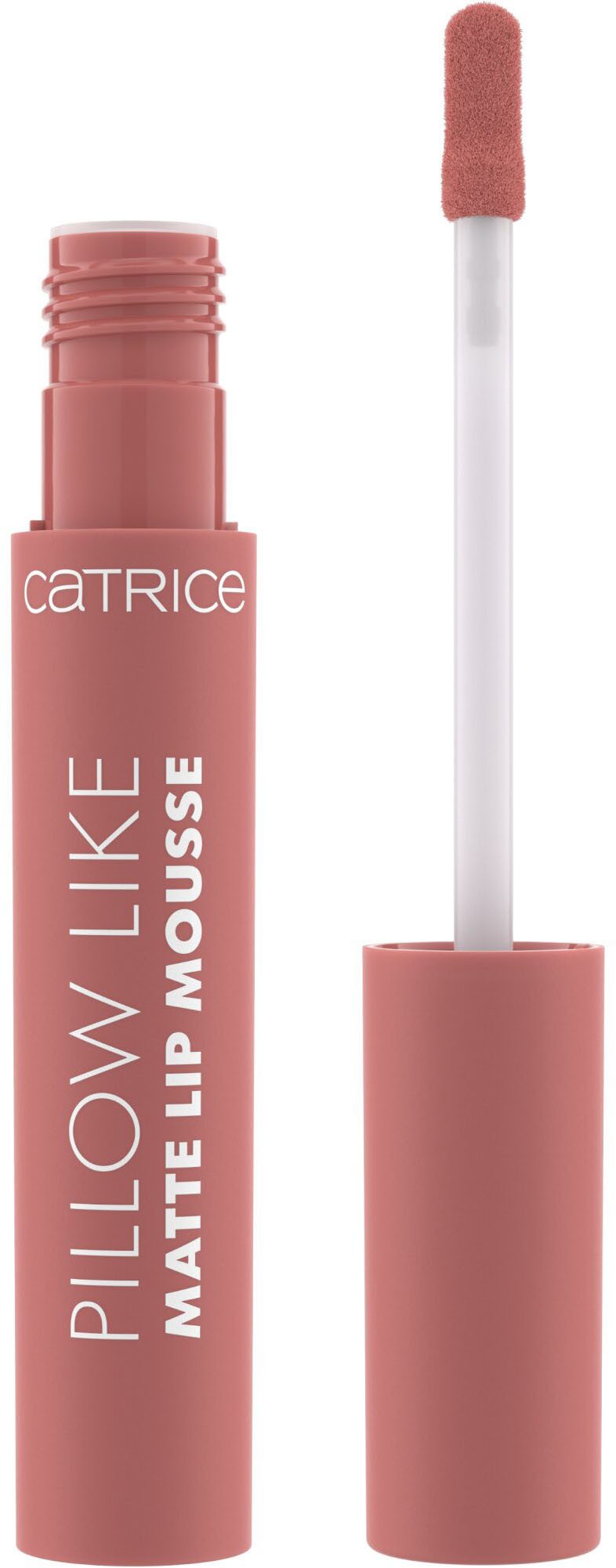 Catrice Lippenstift PILLOW LIKE MATTE LIP MOUSSE, Soft-Focus-Effekt für perfekt gepflegte Lippen, kein Lipliner nötig