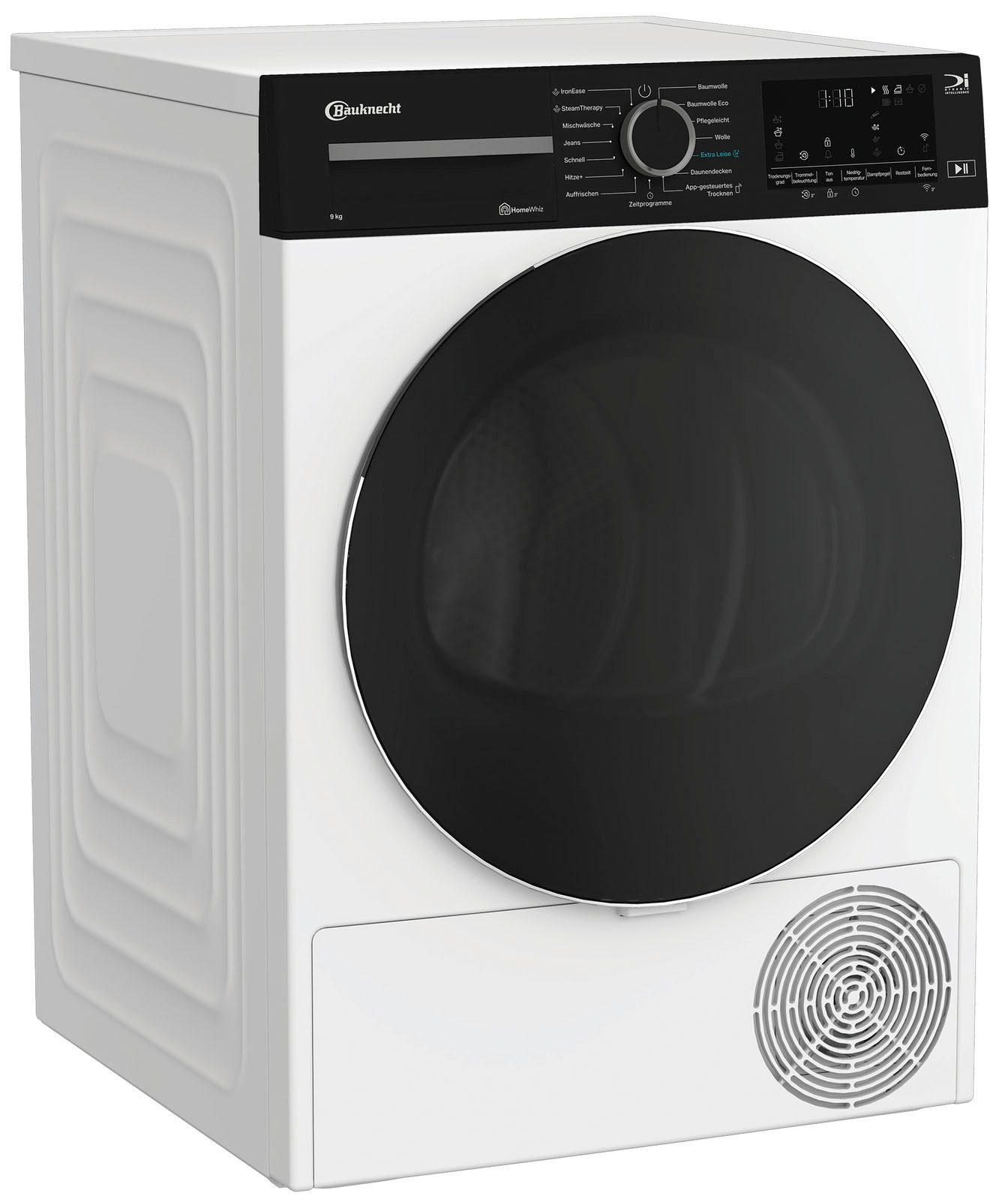 BAUKNECHT Wärmepumpentrockner BT 96B WB, IronEase – Bügelfrei auf Knopfdruck