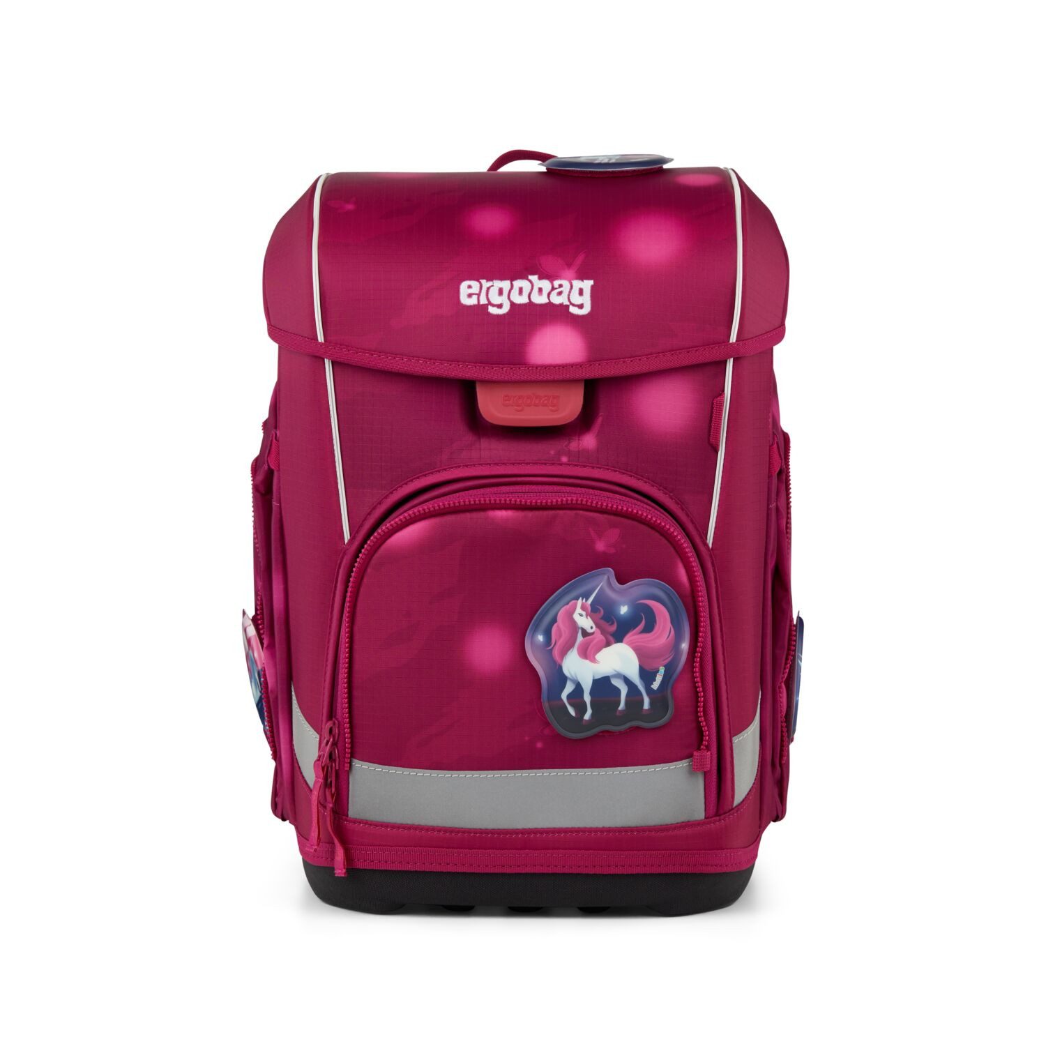 ergobag Schulranzen Schulranzen-Set CUBO LIGHT MondzauBär 5-teilig (5-teilig), Superleicht, Hugging-Rückensystem, für kleine/schmale Kinder – Bild 3 von 5