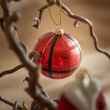 Guido Maria Kretschmer Home&Living Weihnachtsbaumkugel Bredaa, Weihnachtsdeko, Christbaumschmuck (6 St), Christbaumkugeln aus Glas, mundgeblasen und handbemalt