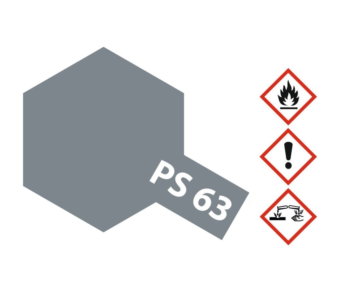 Tamiya Sprühfarbe Tamiya PS-63 Gun Metall Grau 100ml Spray