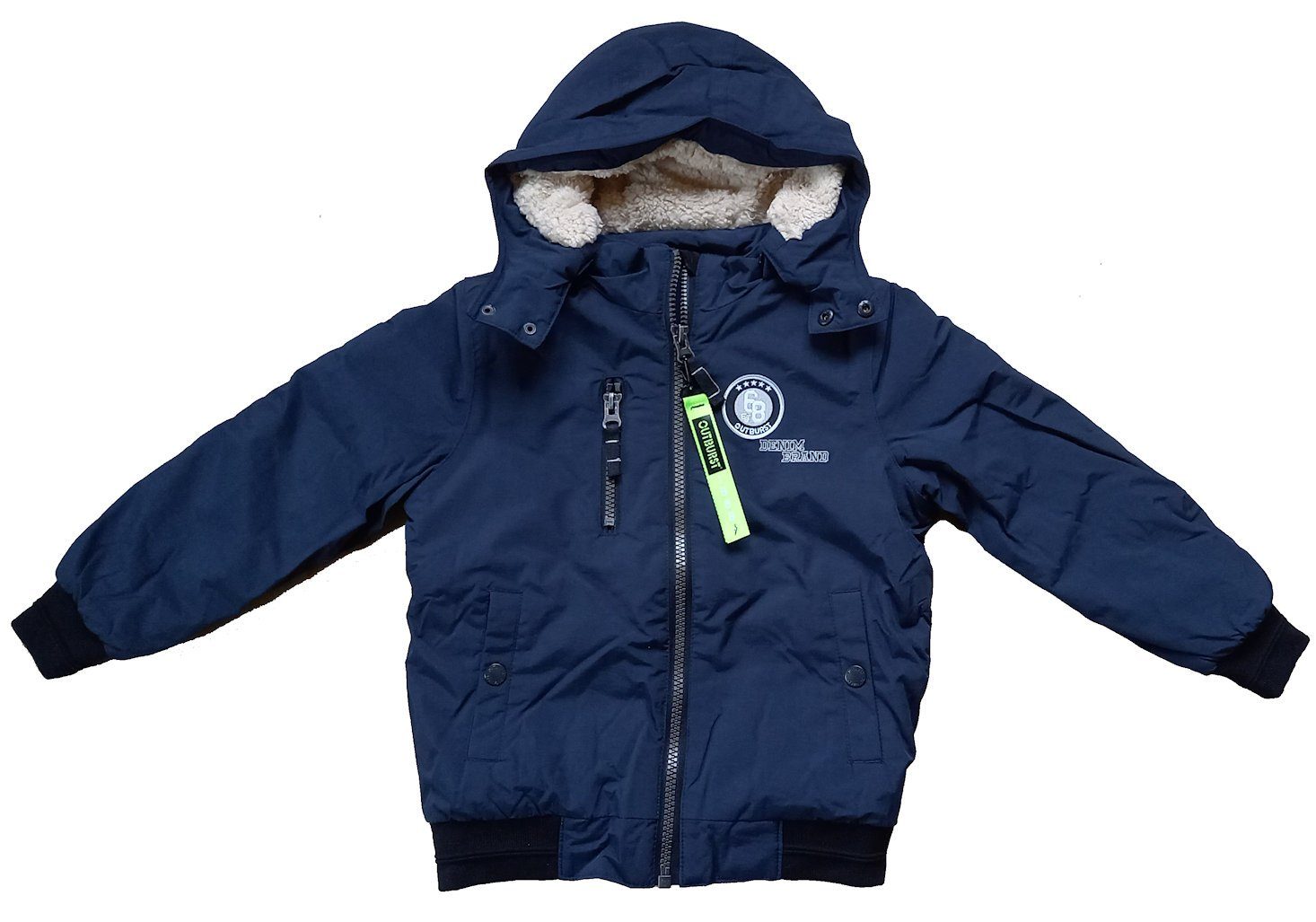 Outburst Winterjacke Outburst Jungen Blouson Funktionsjacke Winterjacke marine (1-St., kein Set)