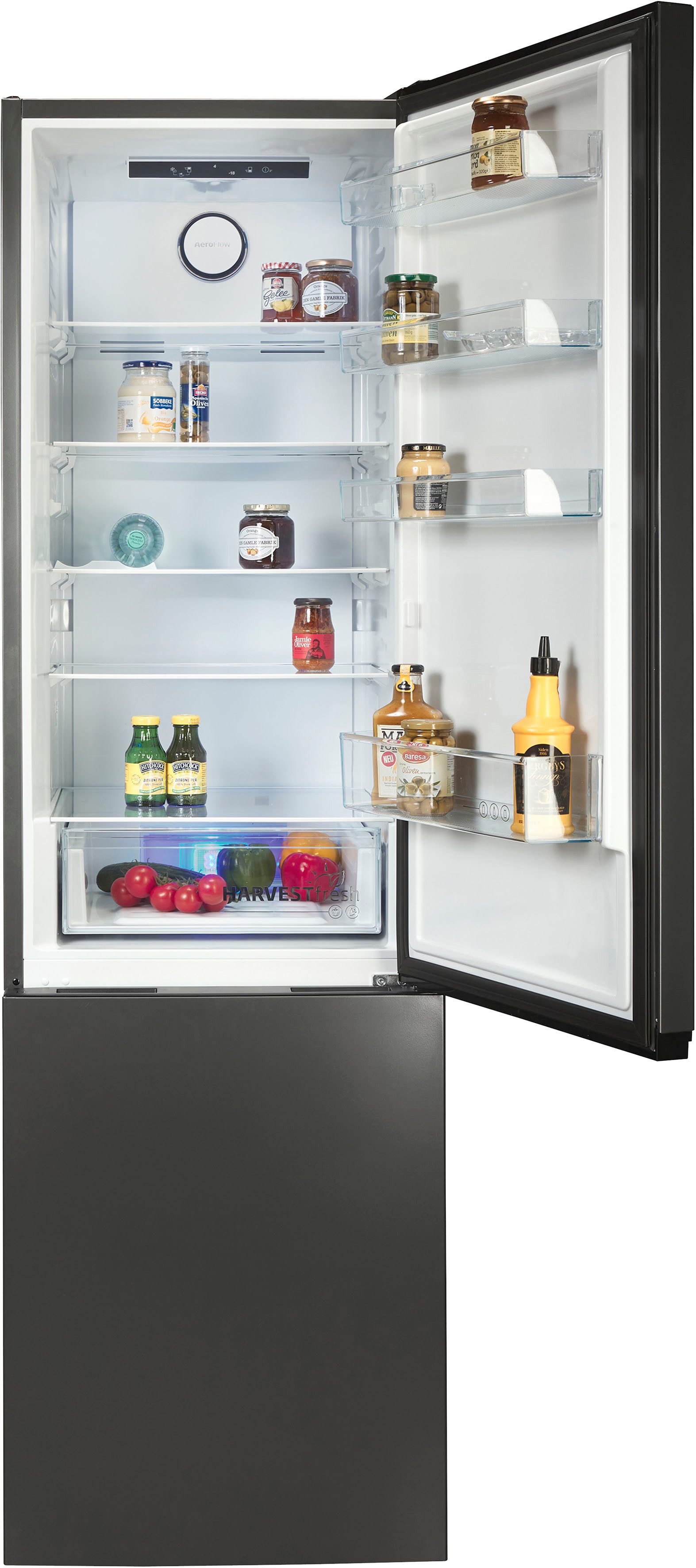 BEKO Kühl-/Gefrierkombination B5RCNA406OHG, 202,5 cm hoch, 59,5 cm breit, Kein manuelles Abtauen mehr dank automatischer Abtauung – Bild 5 von 5