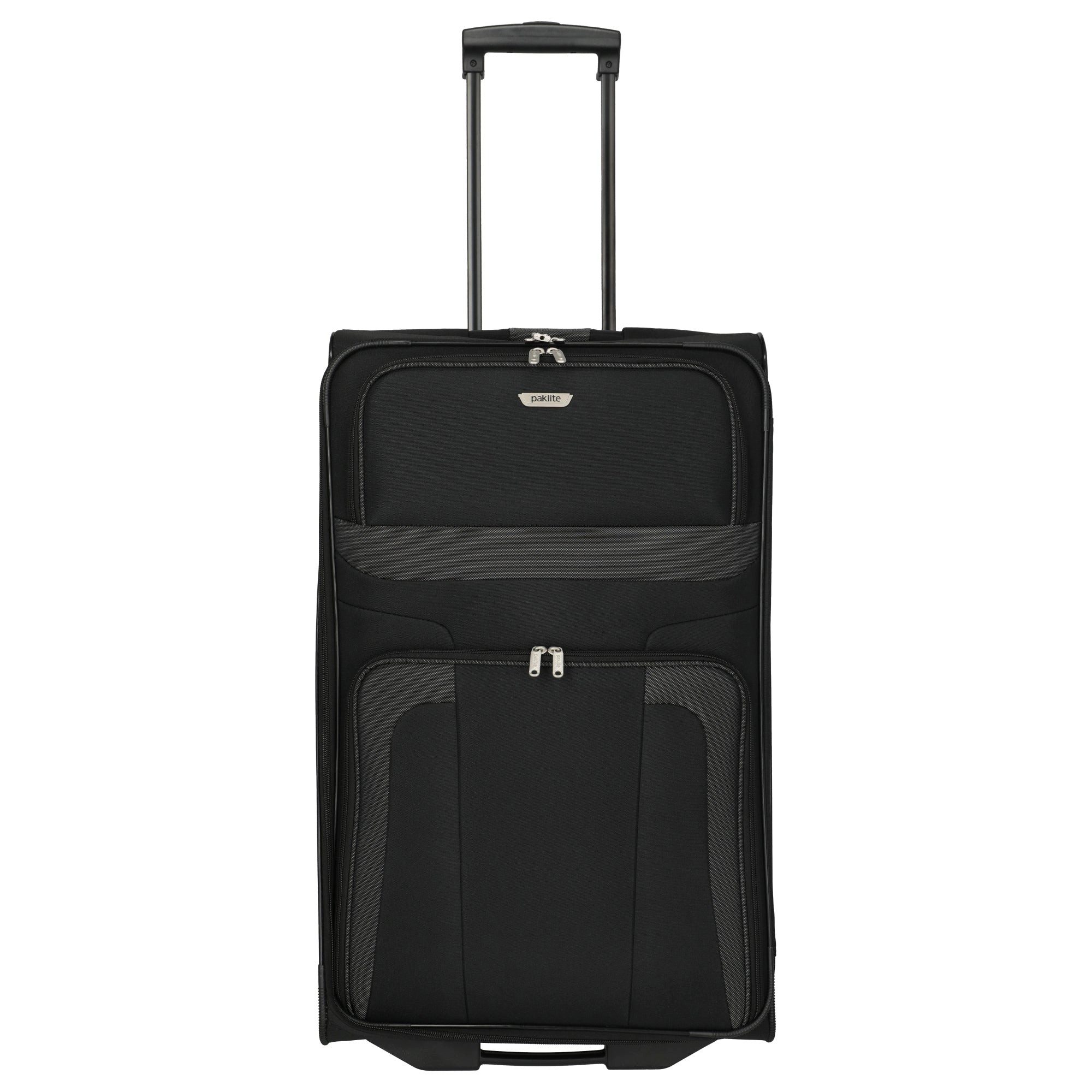 paklite Koffer Orlando - 4-Rollen-Trolley L 73 cm (schwarz), 2 Rollen