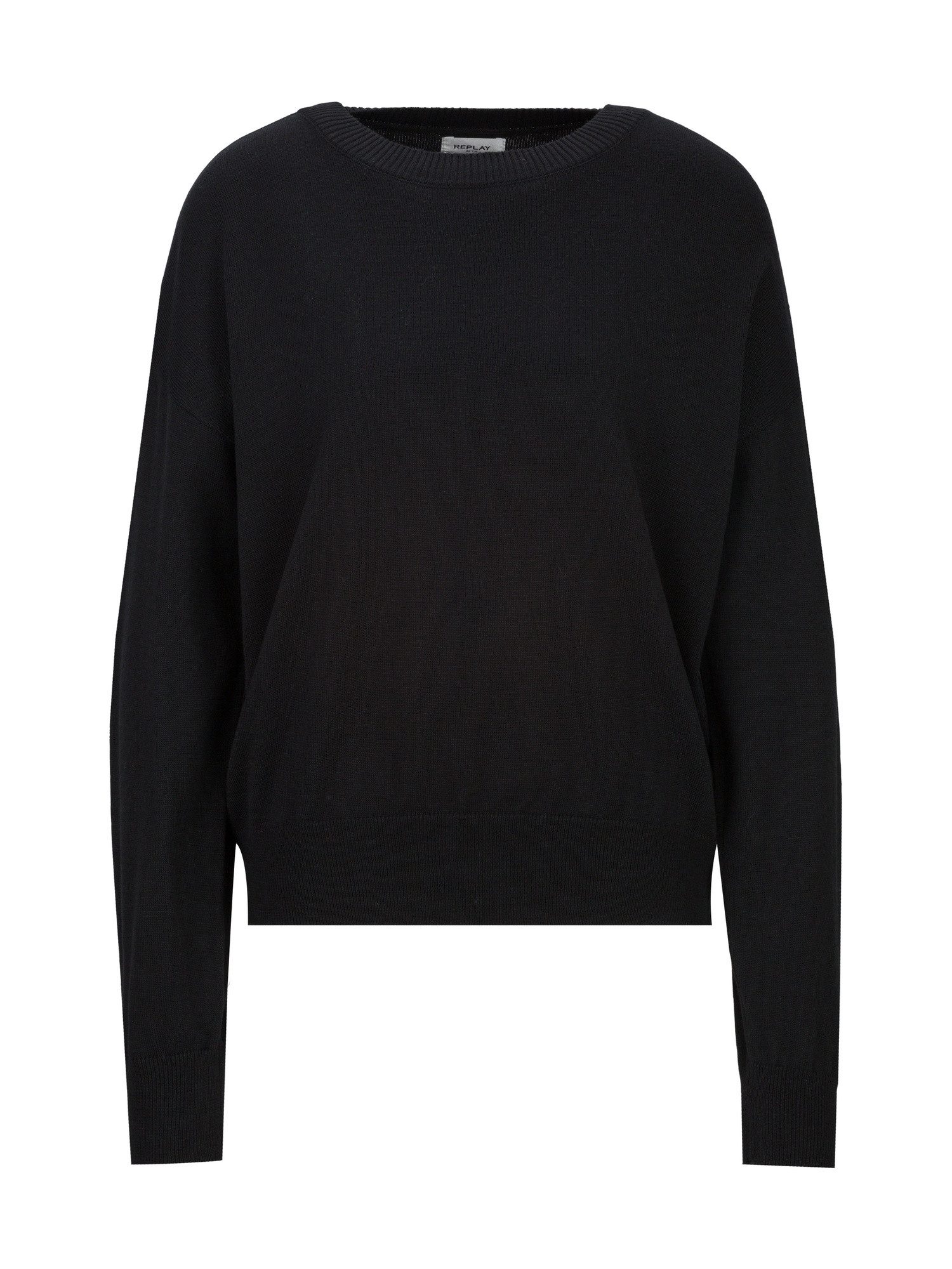 Replay Strickpullover Small Logo günstig online kaufen