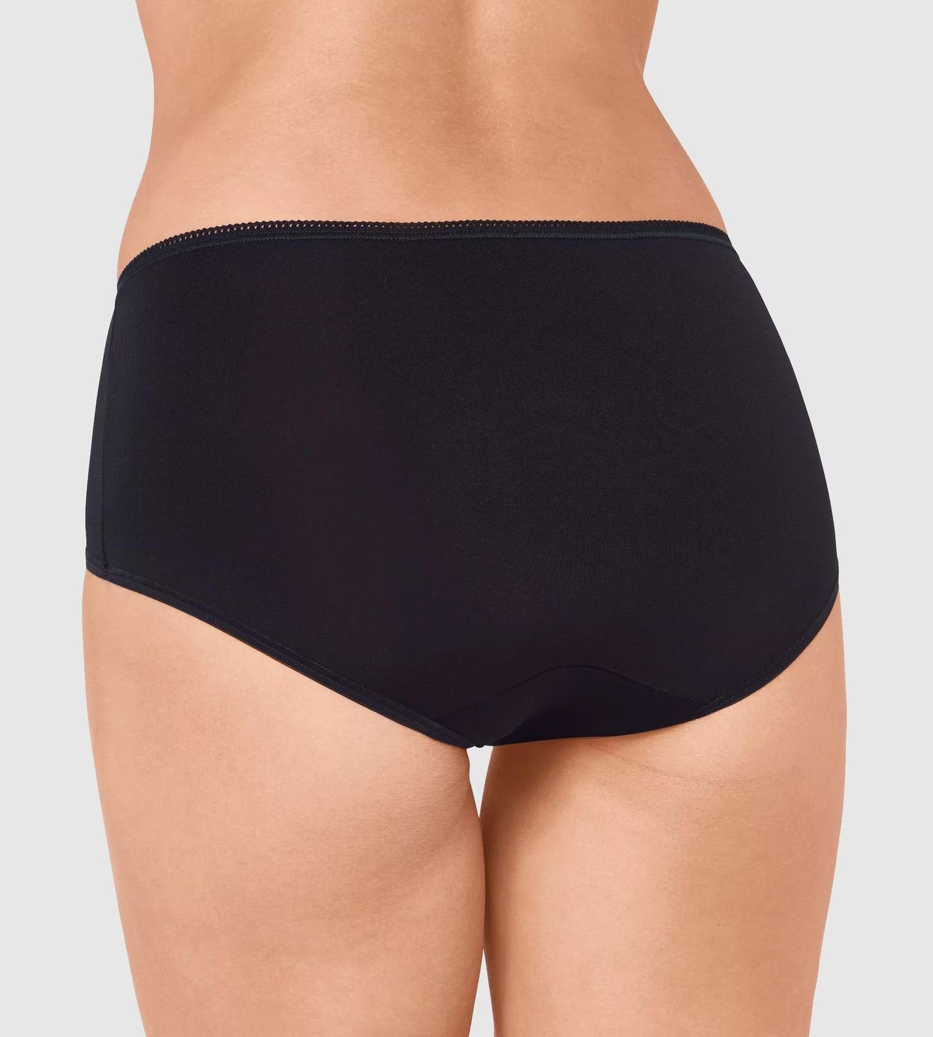 sloggi Midislip Midi Slip 24/7 Microfibre (3-St) weich, leicht, Elastikbündchen