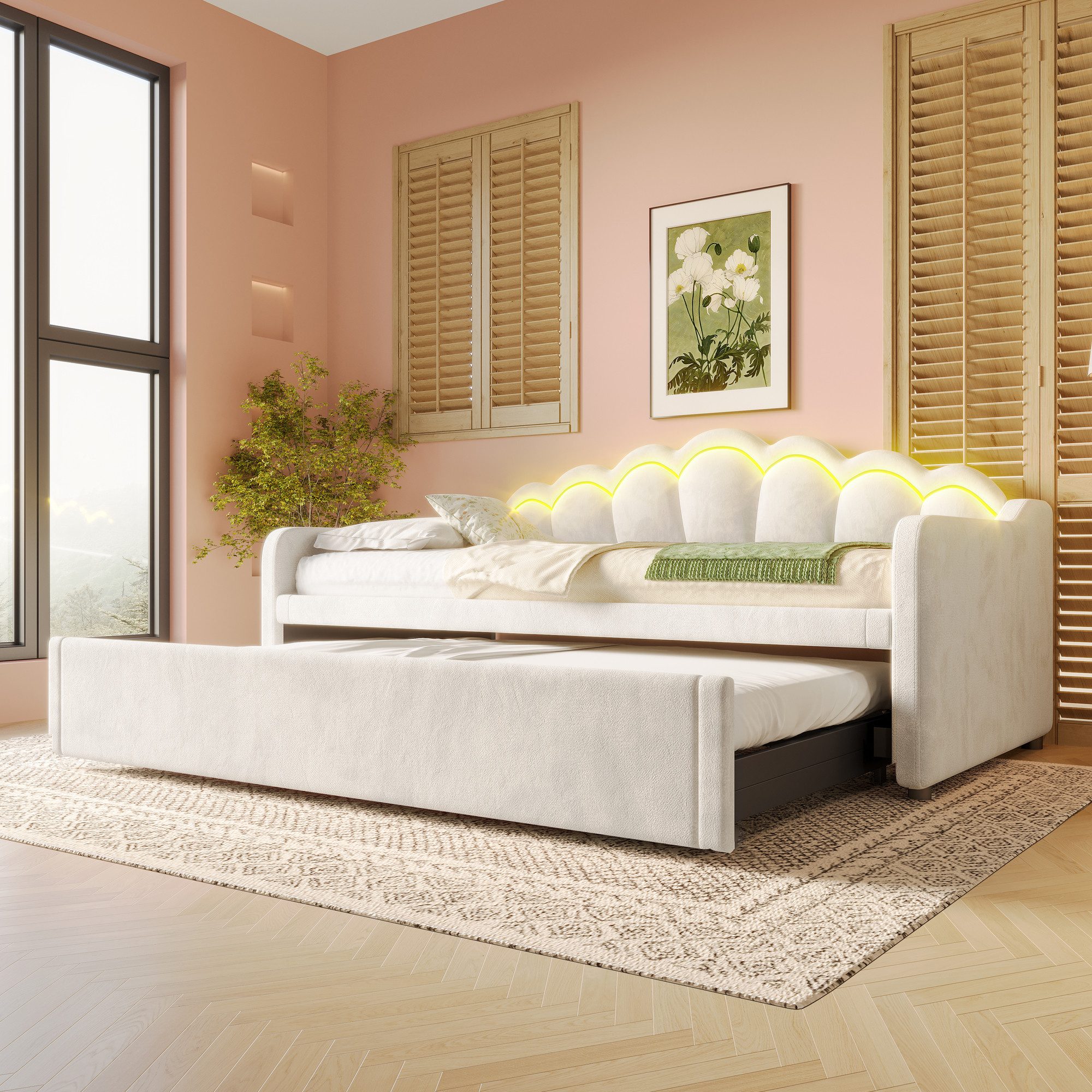 Odikalo Daybed Kinderbett Doppelbett Schlafsofa Tagesbett günstig online kaufen