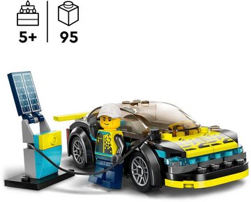 LEGO® Konstruktionsspielsteine Elektro-Sportwagen (60383), LEGO® City, (95 St), Made in Europe