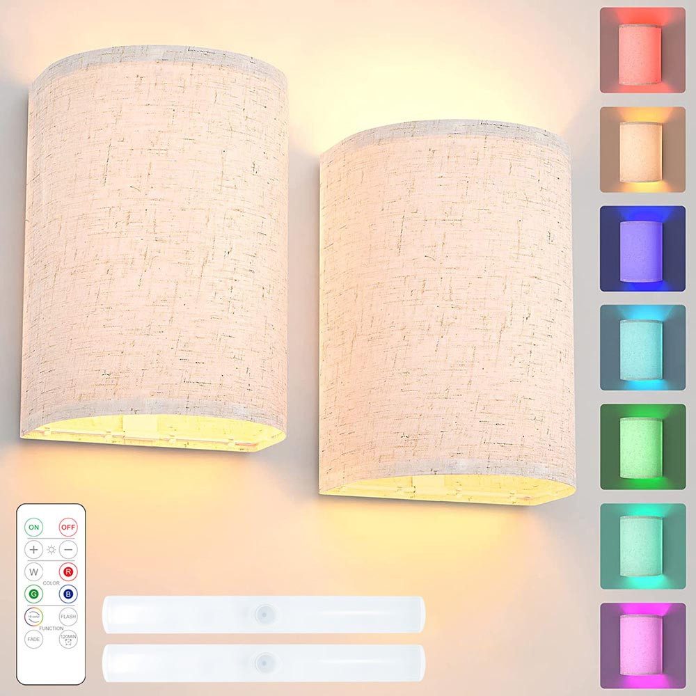 Sunicol LED Wandleuchte Batterie Wandleuchten mit günstig online kaufen