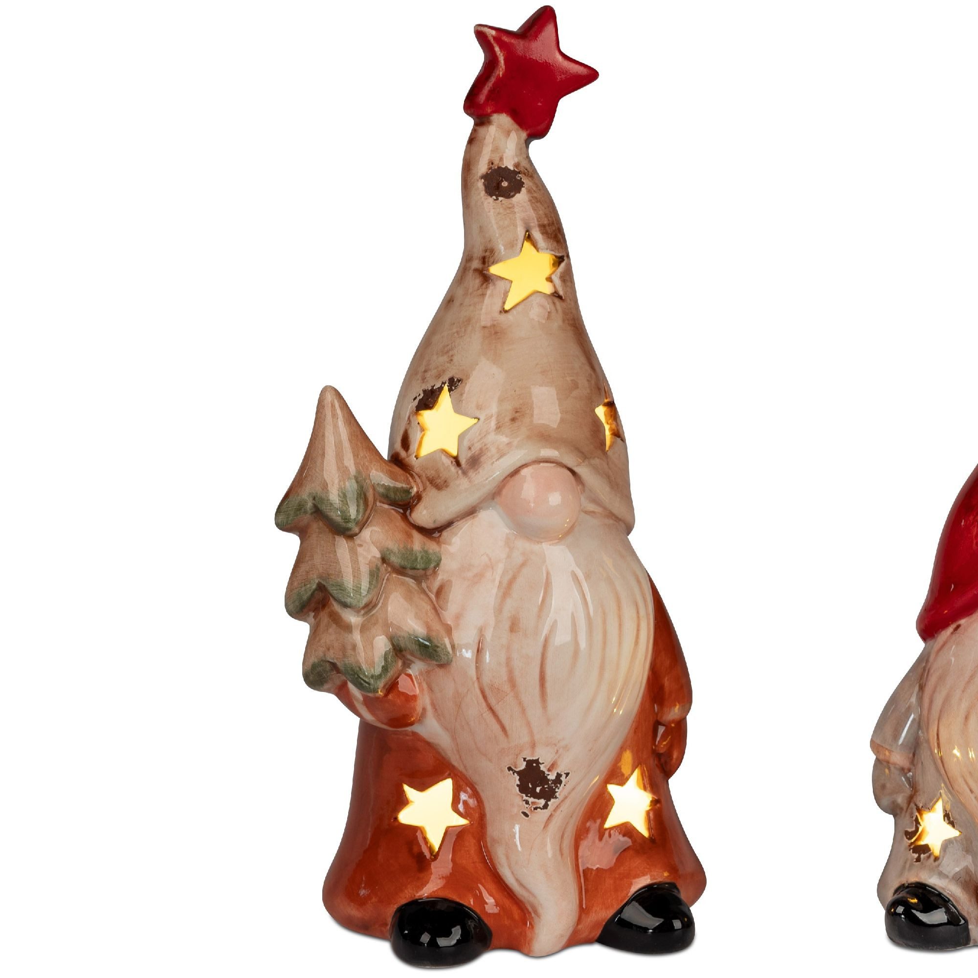 formano Dekofigur Winterzeit, Mit Timerfunktion, Mehrfarbig, Motiv: Wichtel günstig online kaufen