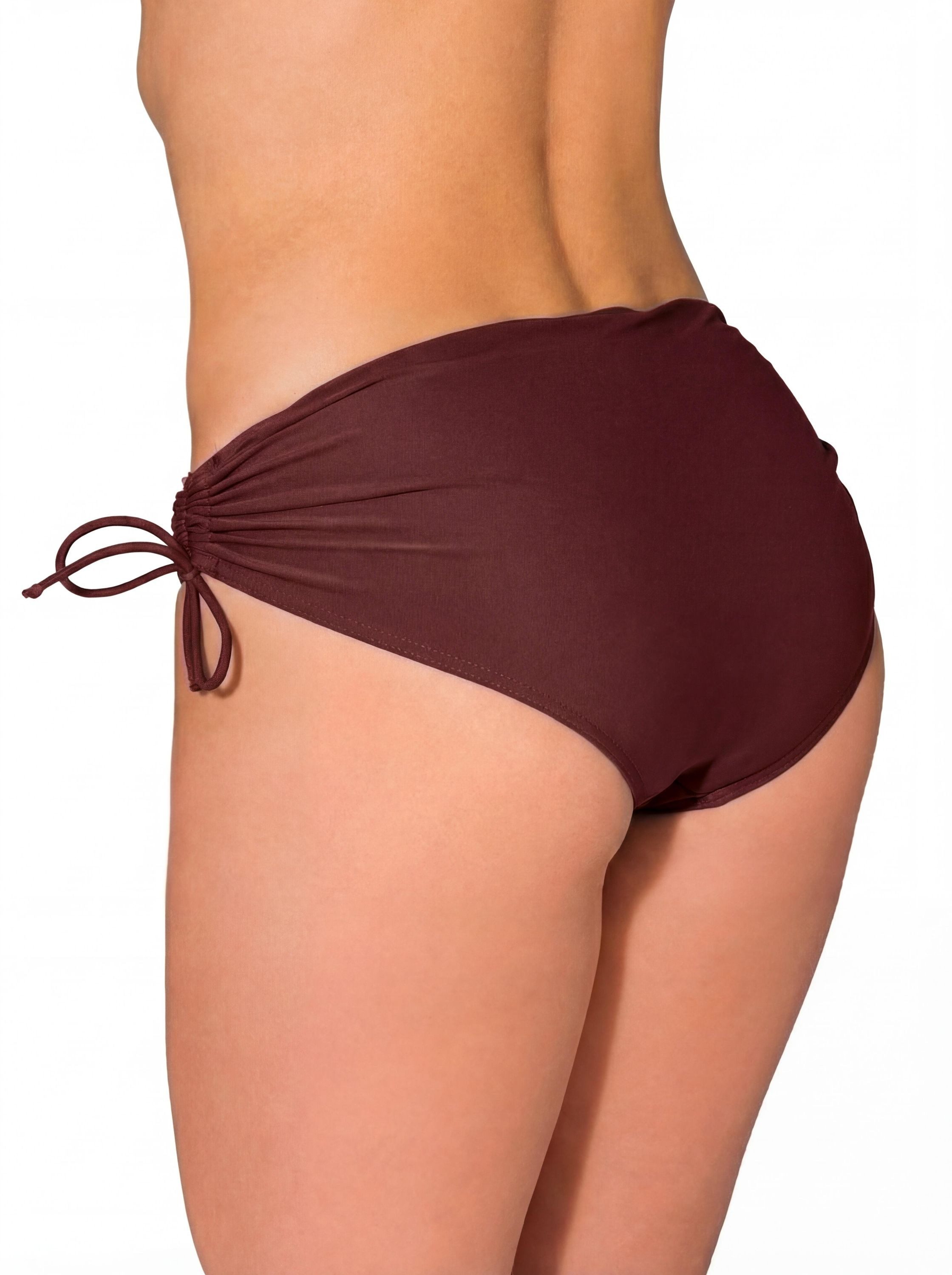 Aquarti Bikini-Hose Aquarti Damen Bikinihose mit Raffung und Schnüren – Bild 2 von 5