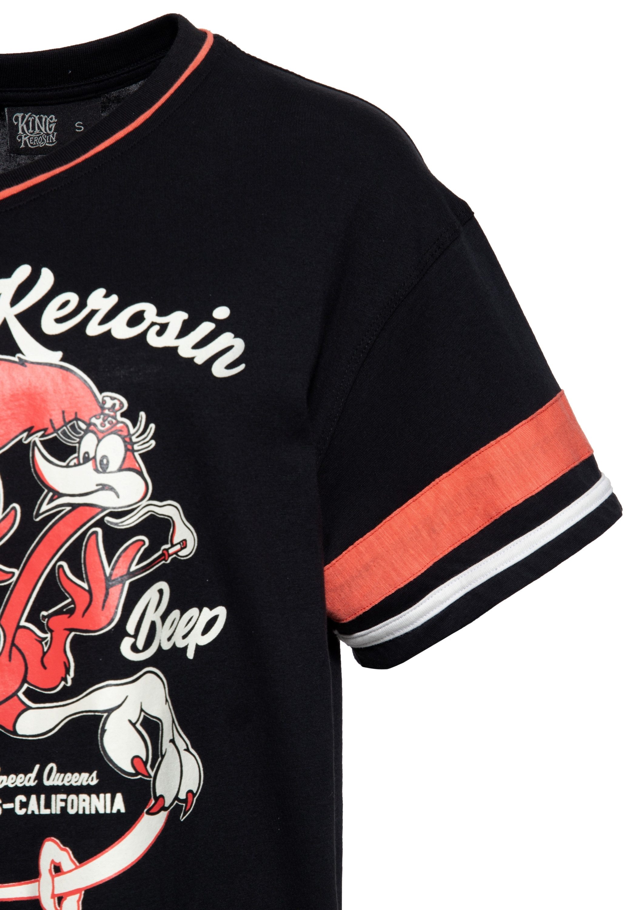QueenKerosin T-Shirt Beep Beep (1-tlg) im günstig online kaufen