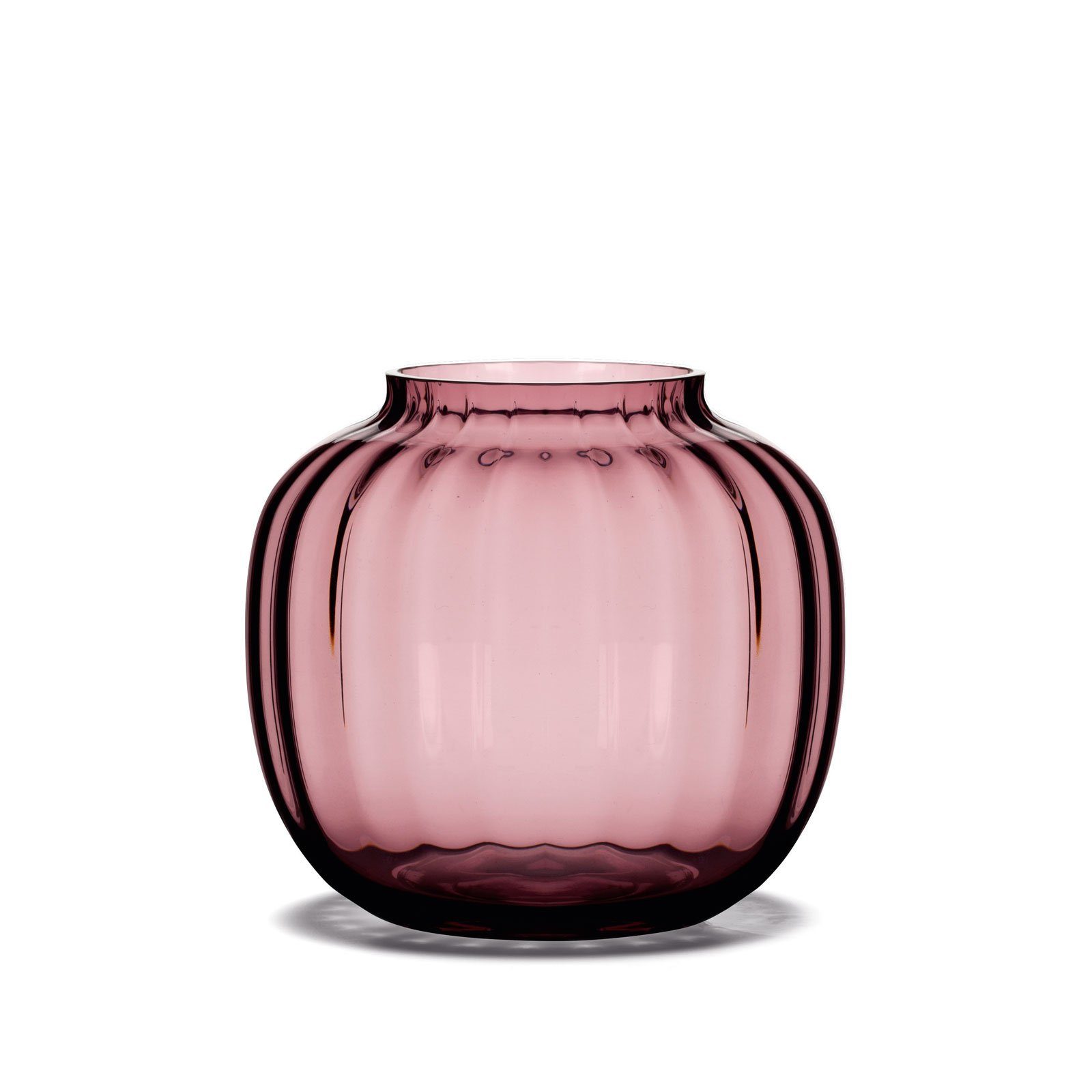 cm HOLMEGAARD cm 12,5 Glas PRIMULA (h) Glas Vase Pflaume Pflaume Dekovase PRIMULA Vase (h), 12,5