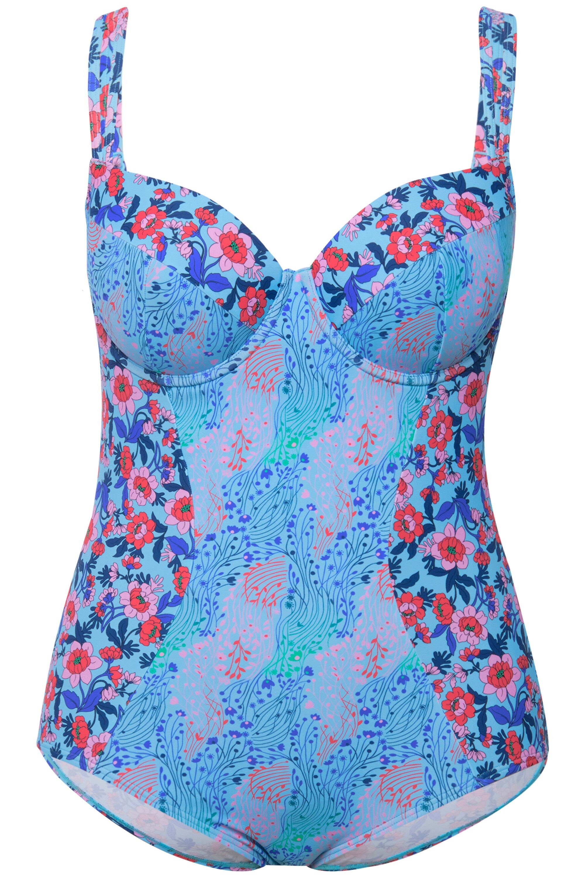 Ulla Popken Badeanzug Badeanzug Softcups Bügel günstig online kaufen