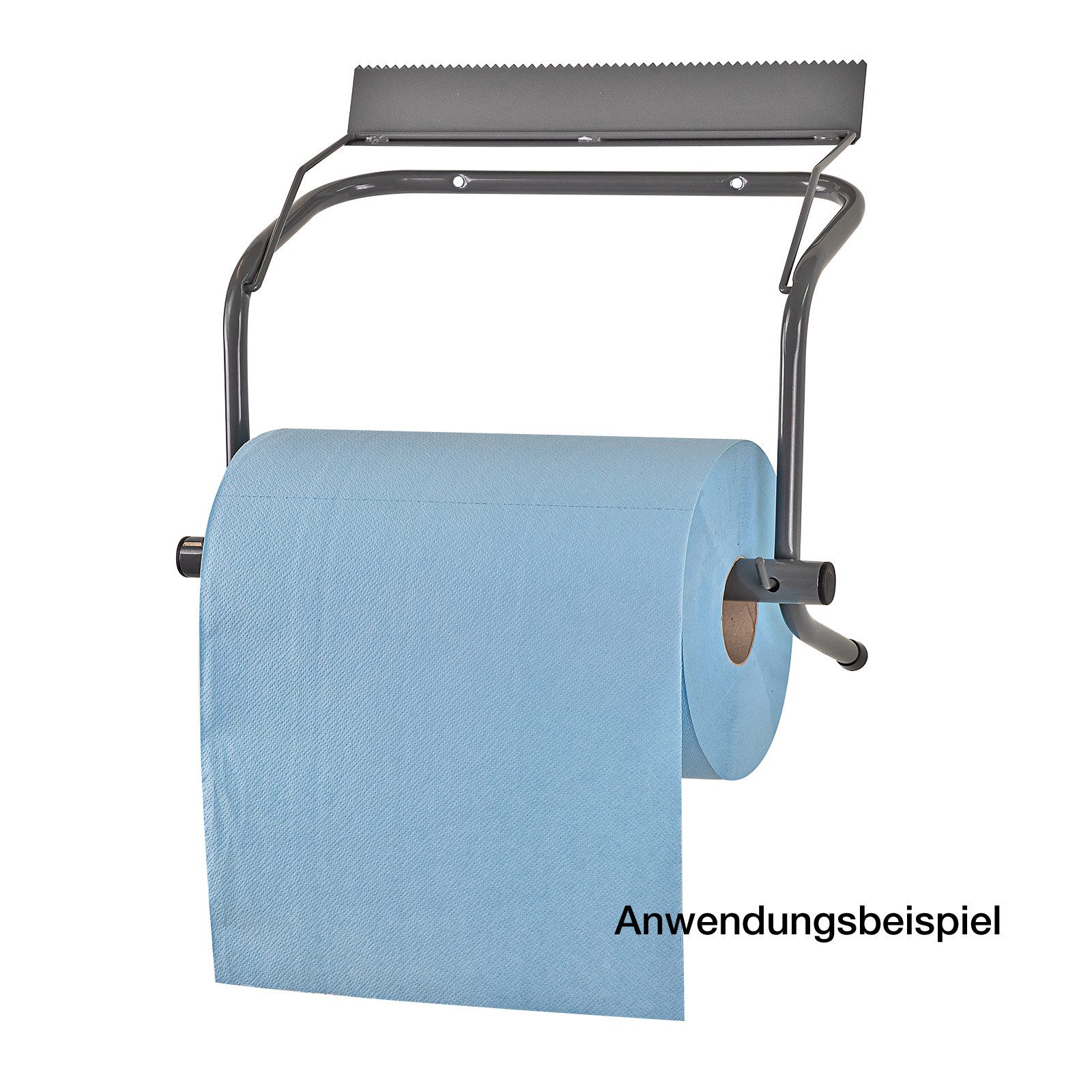 DEMA Papierhandtuch Wandhalter für Putzrolle Papier, 40cm – Bild 3 von 5