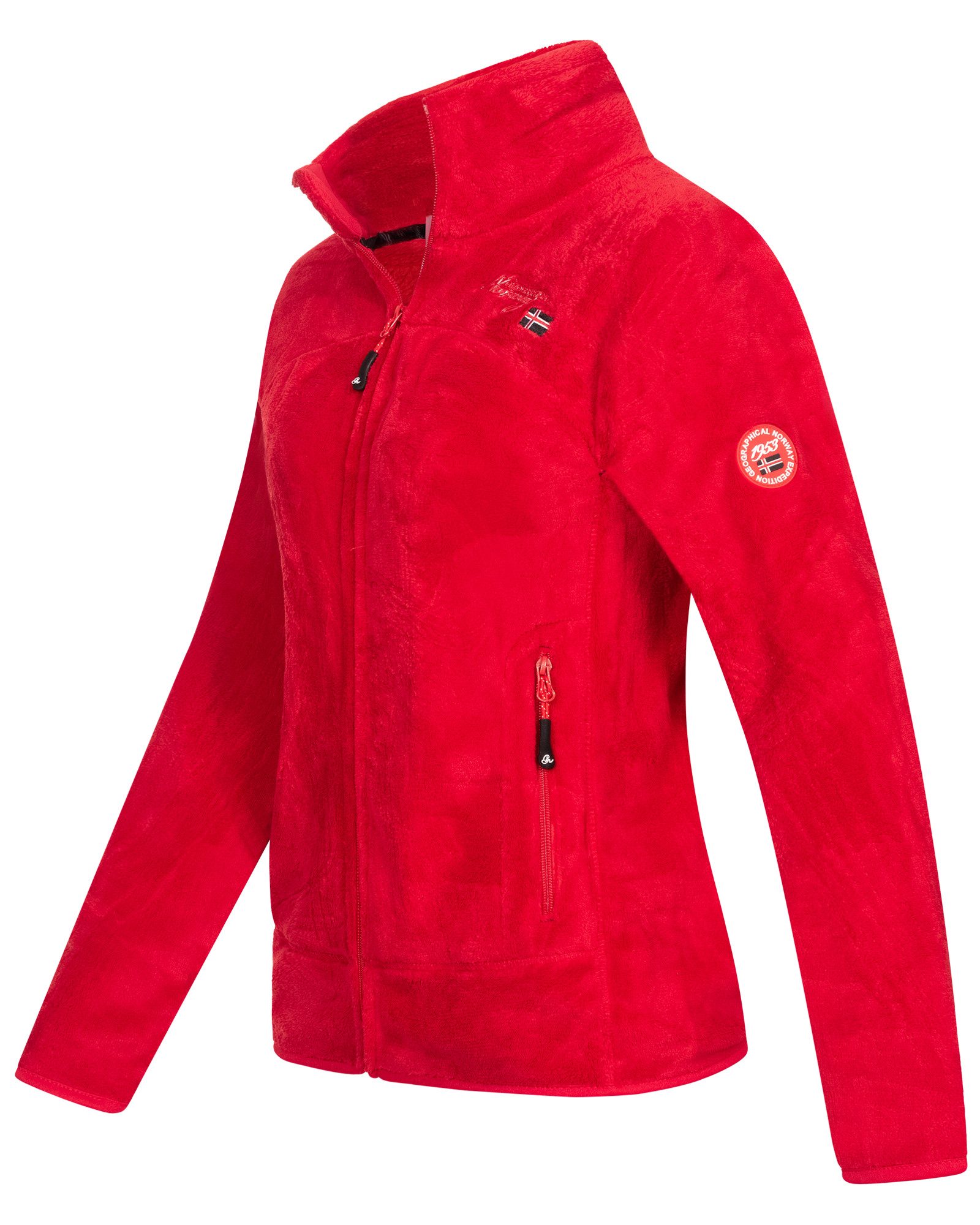 Geographical Norway Fleecejacke Damen Teddy Fleece Jacke Herbst Winter Jack günstig online kaufen