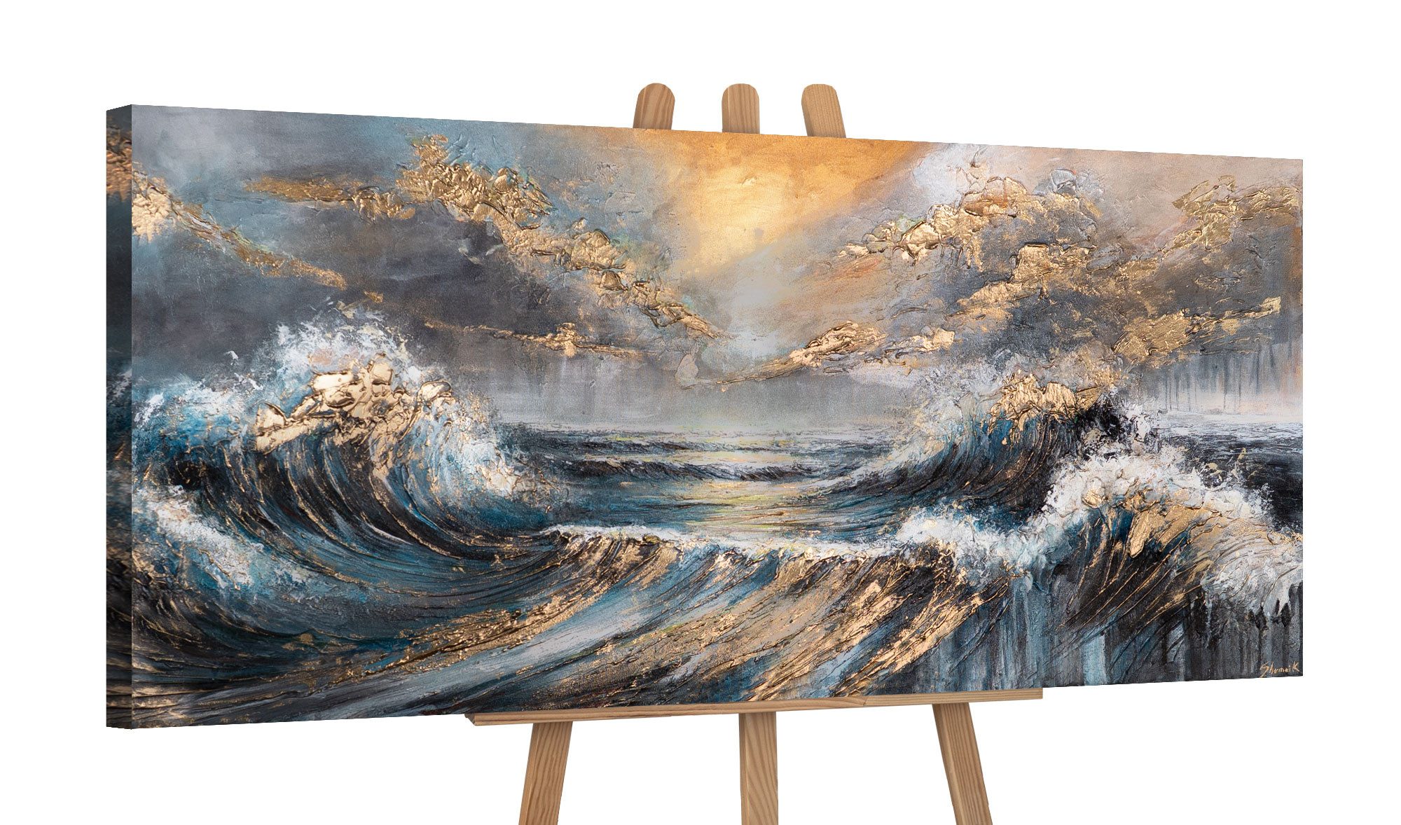 YS-Art Gemälde Wandbild Segelboot auf dem günstig online kaufen