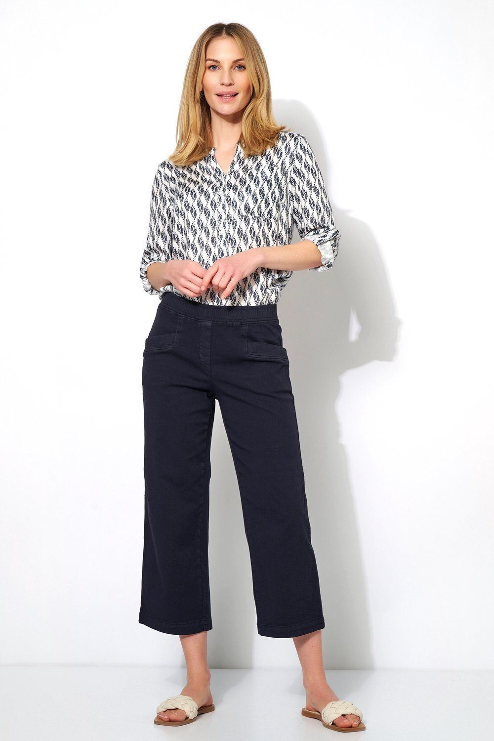 mit - ausgestellter Pants 593 Jogger marine TONI Sue Beinweite