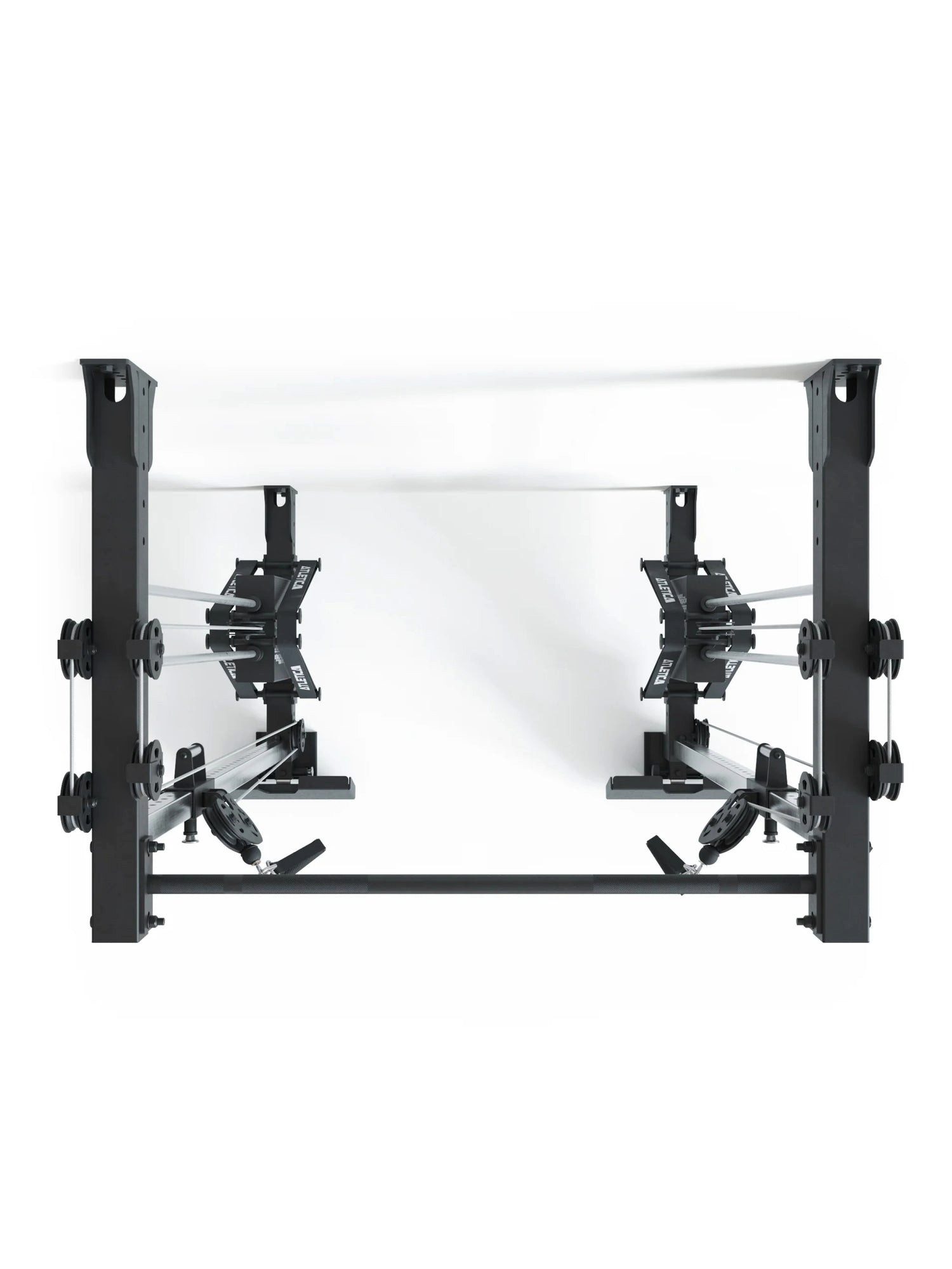 ATLETICA Power Rack R8-Nitro Cable Rack, Wall Mounted, 2x90 kg Double Stack