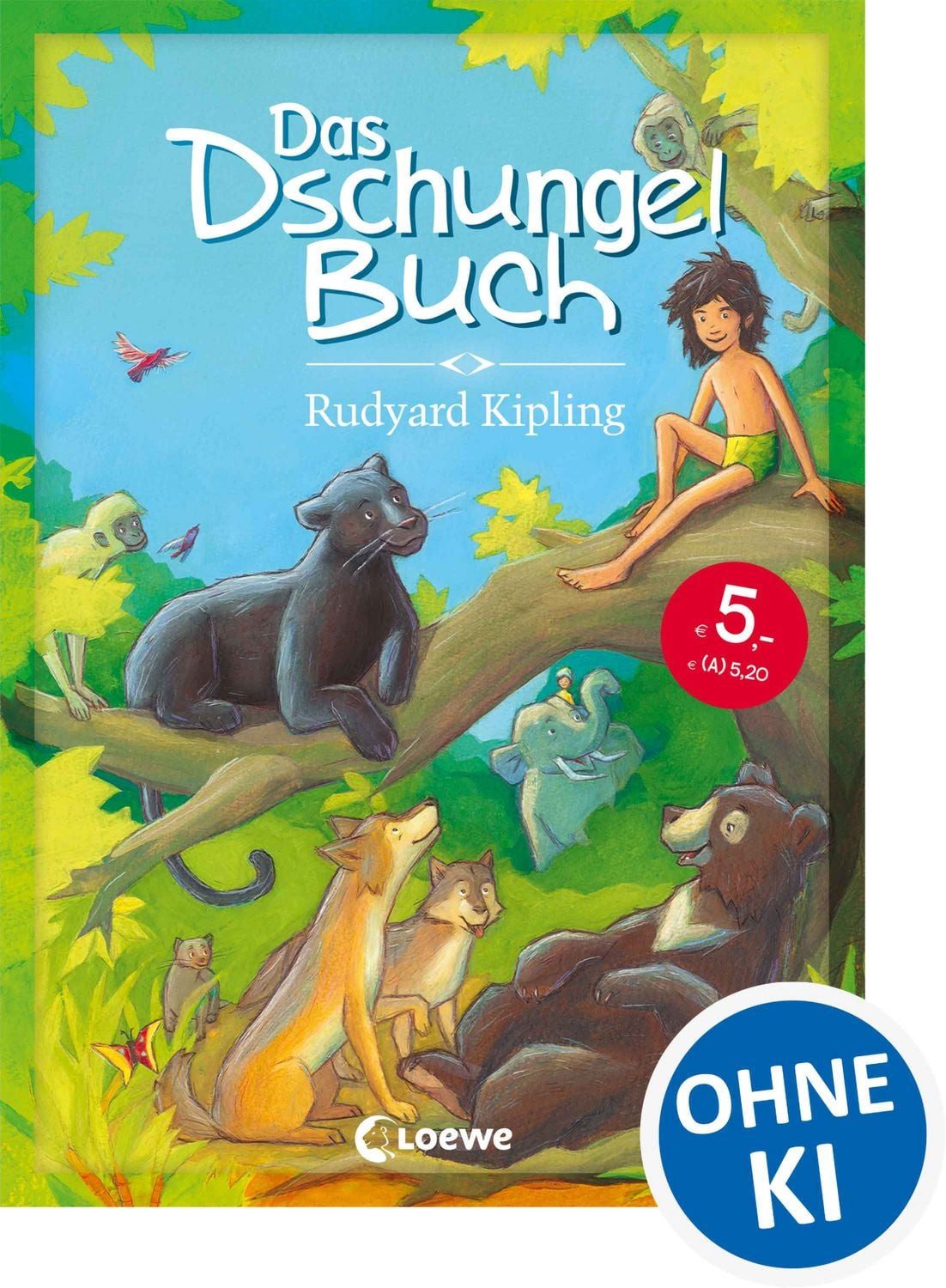 Kinderbuch Das Dschungelbuch Kinderbuch-Klassiker zum Vorlesen und ersten Selberl Rudyard Kipling, Susan Niessen