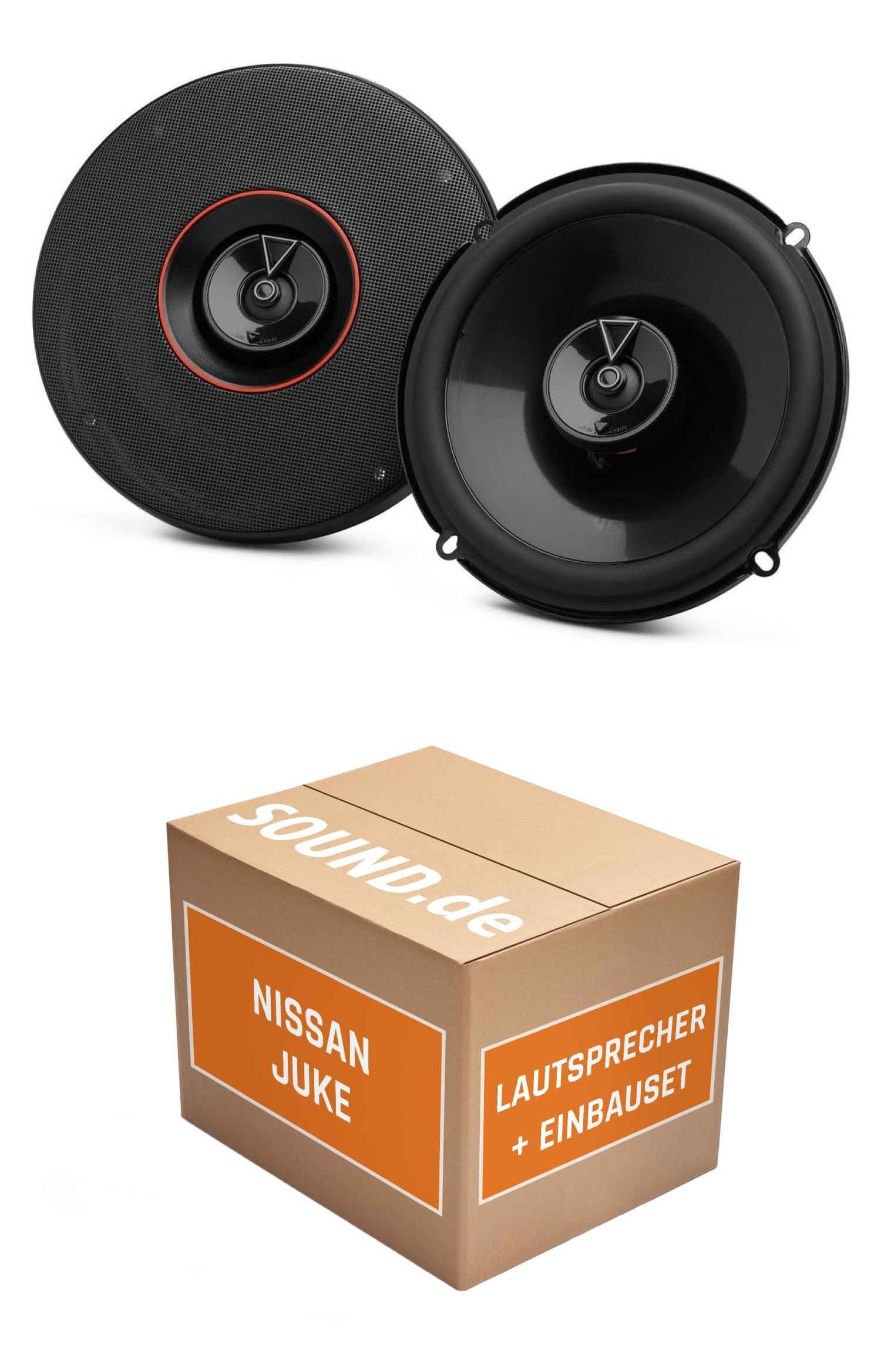 JUST SOUND best choice for caraudio Lautsprecher Boxen Einbauset JBL Club3 64 Nissan Juke + 1. Generation Auto-Lautsprecher (60 W, 16 cm)