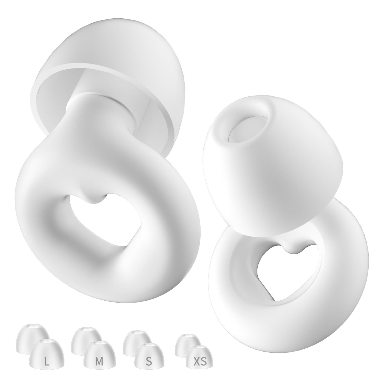 YI Gehörschutzstöpsel Ohrstöpsel zum Schlafen Silikon,wiederverwendbarer Gehörschutz