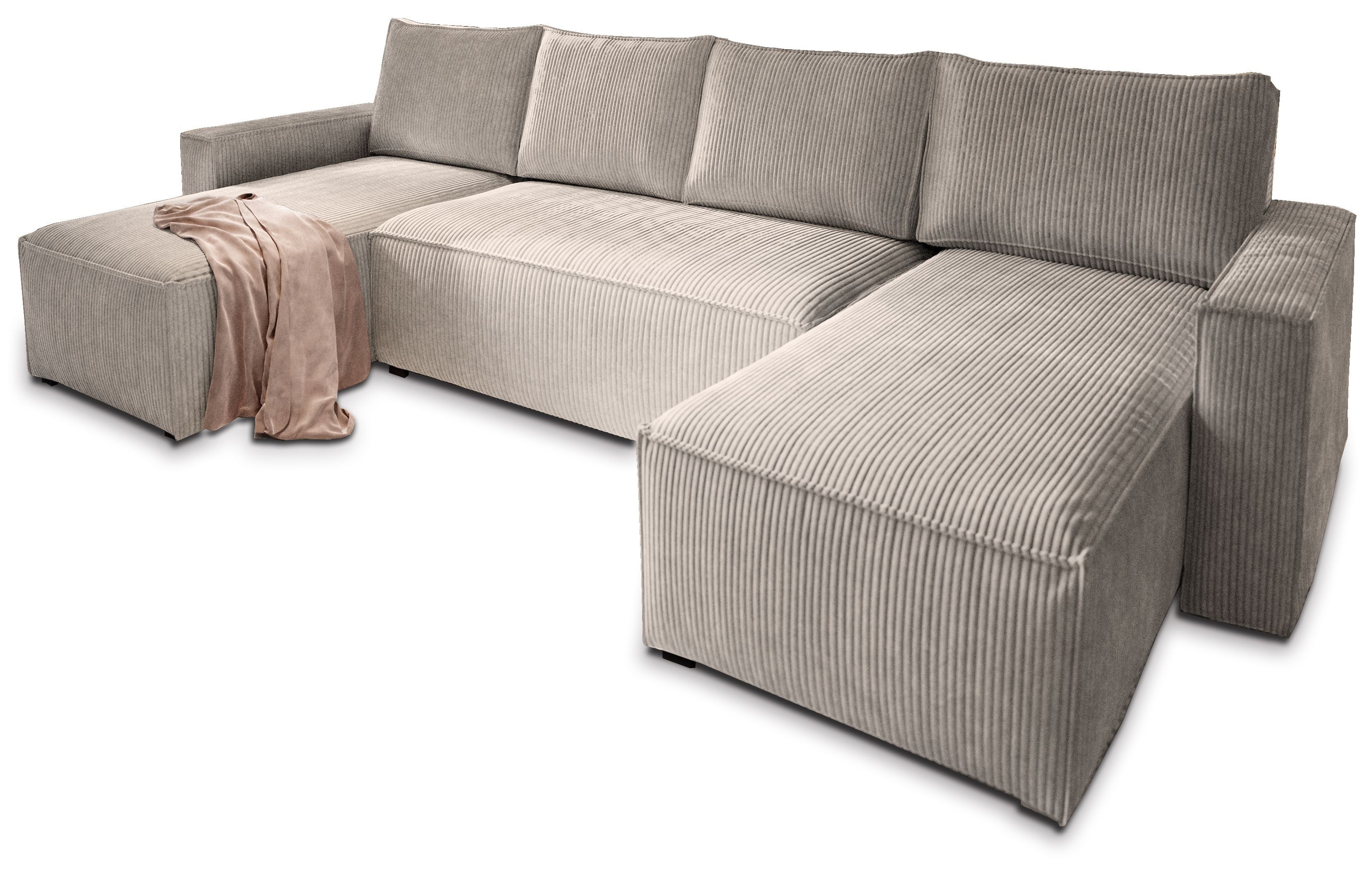 Masseno Ecksofa ASPRA mit Schlaffunktion U-Form, günstig online kaufen